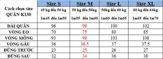 Quần nối ống nữ co giãn–K130-Màu đen