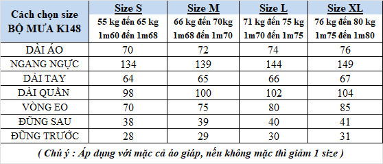 BỘ MƯA CHỐNG NƯỚC - K148 - MÀU ĐEN/XANH