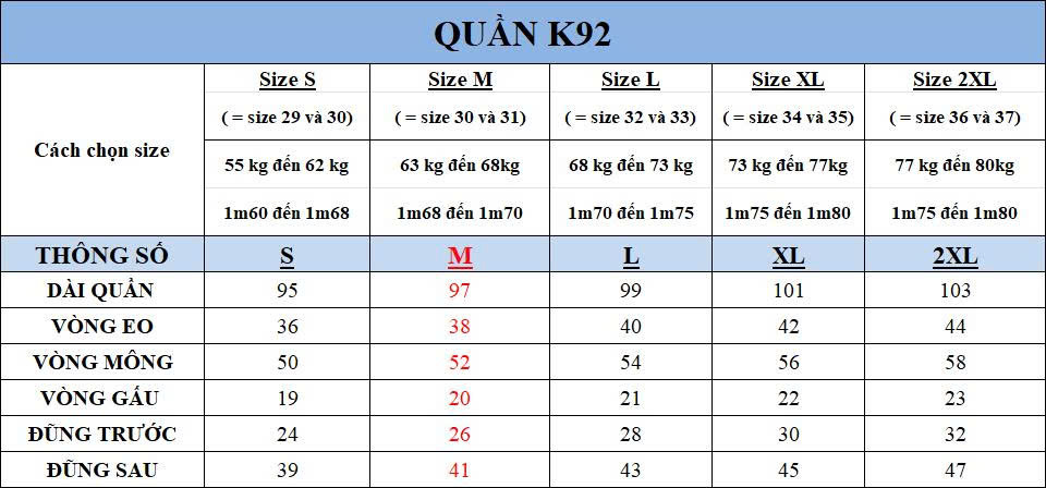 Quần Co giãn K92- Màu be