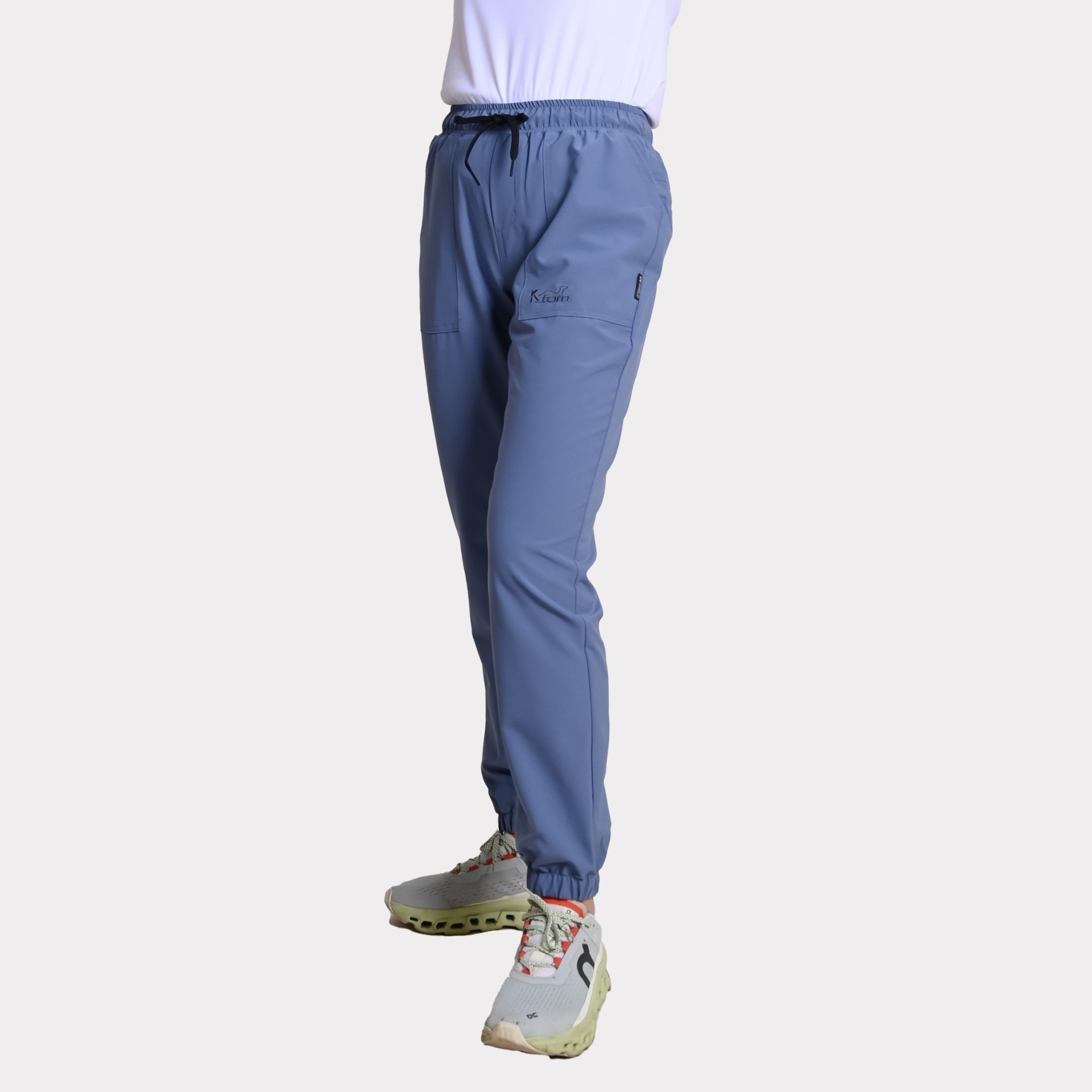 Quần Co Giãn cạp chun-K99-Màu SKY