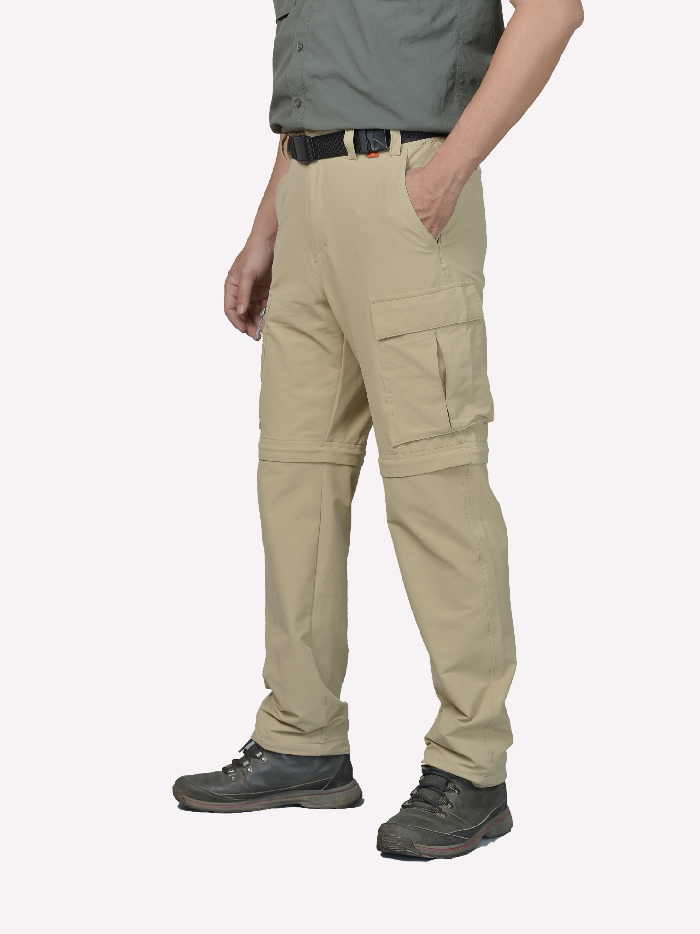 Quần nối ống, co giãn – Mã K112 – màu rêu