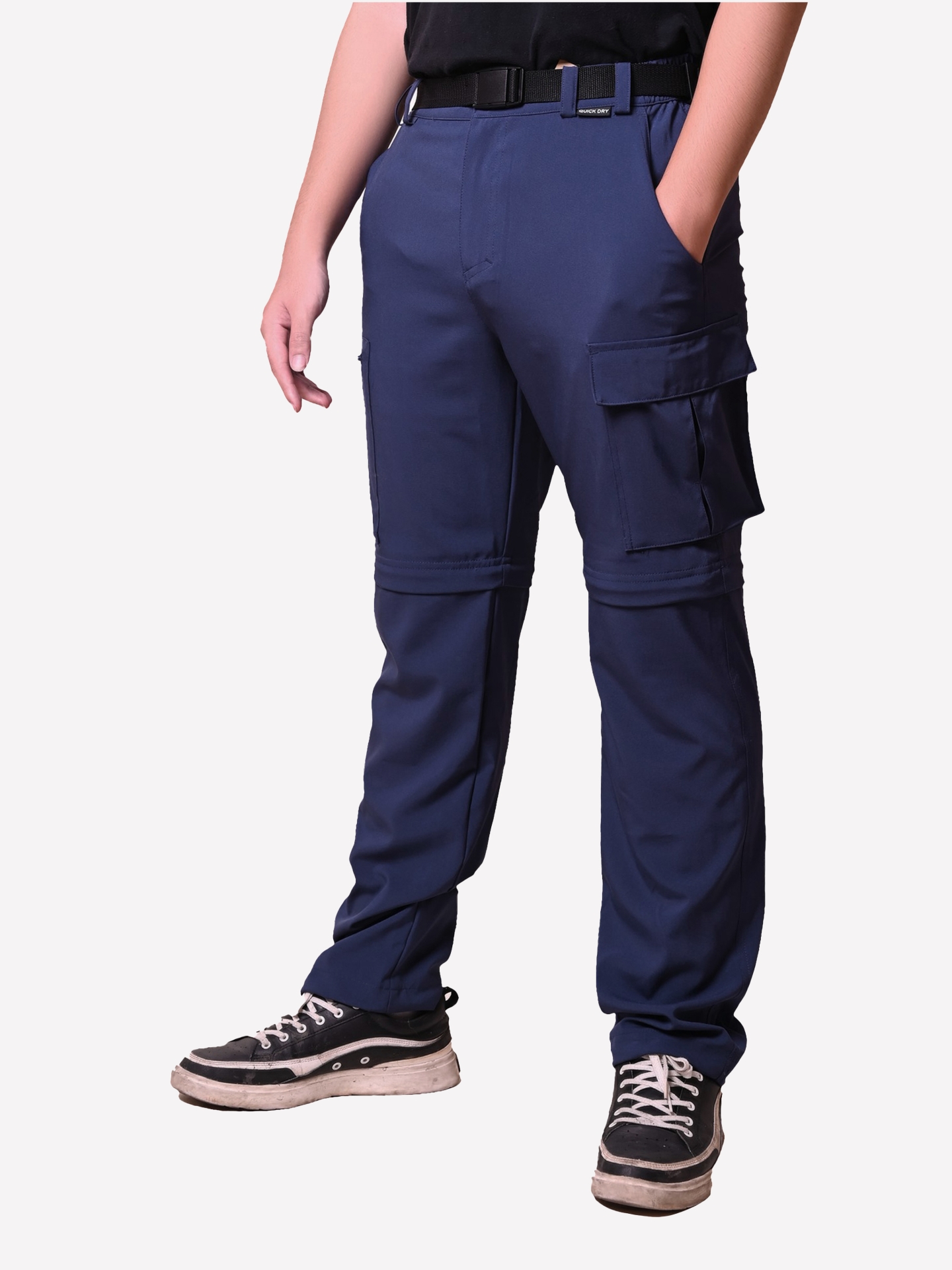 Quần nối ống, co giãn – Mã K112 – màu xanh tím than