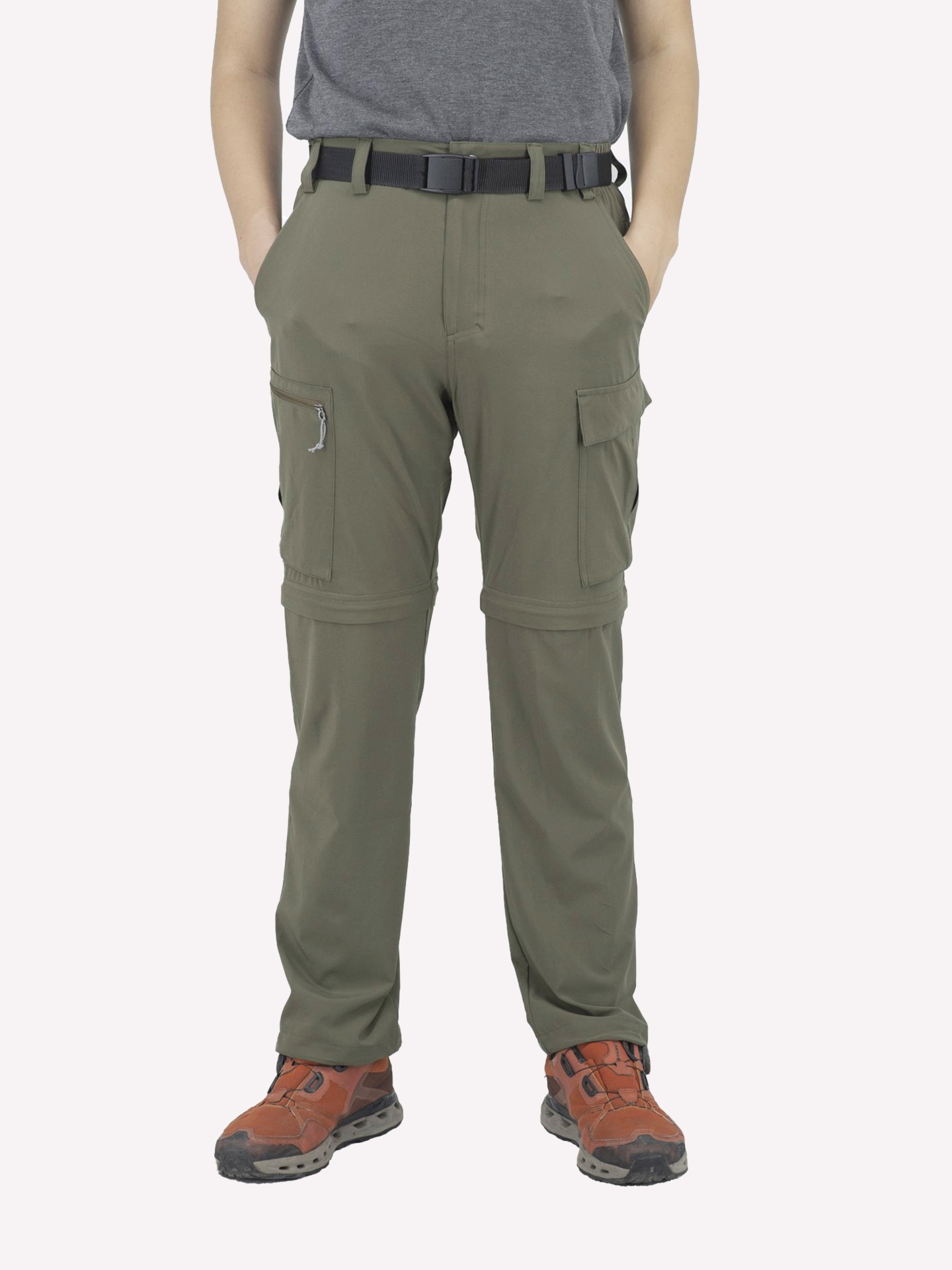 Quần nối ống, co giãn – Mã K112 – màu rêu