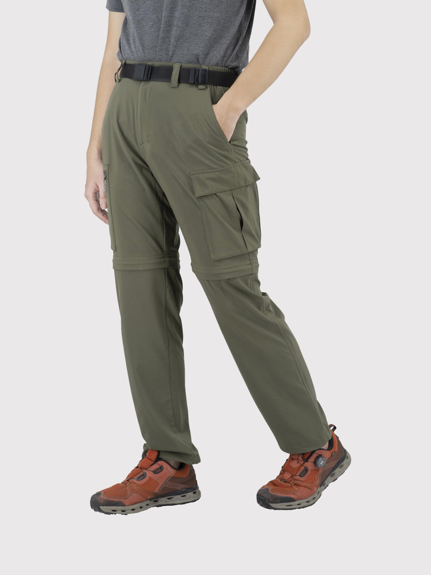Quần nối ống, co giãn – Mã K112 – màu rêu