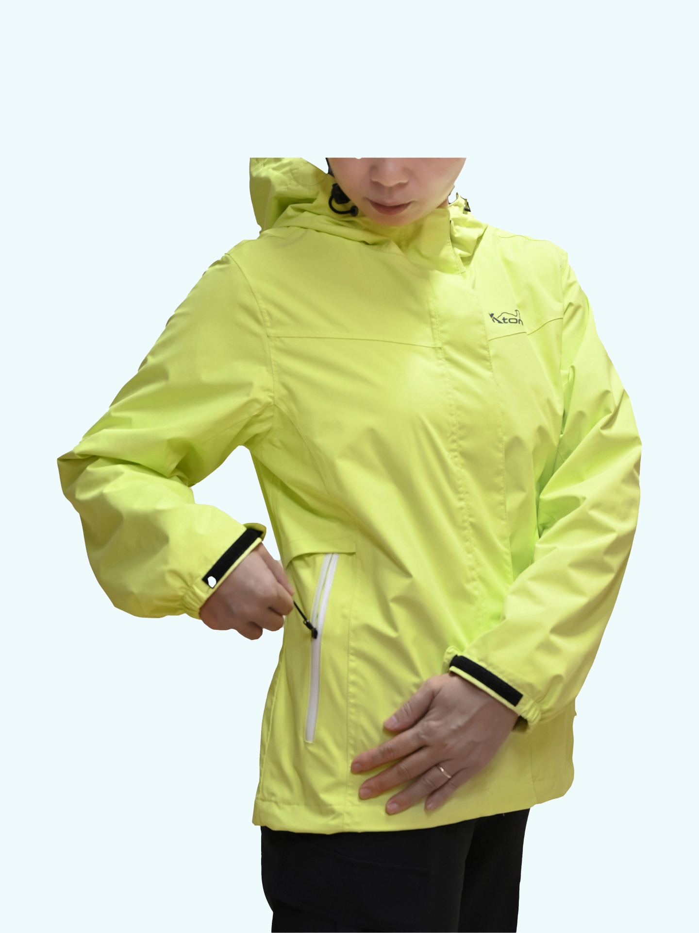Áo nữ chống nước-K124-Màu xanh chuối