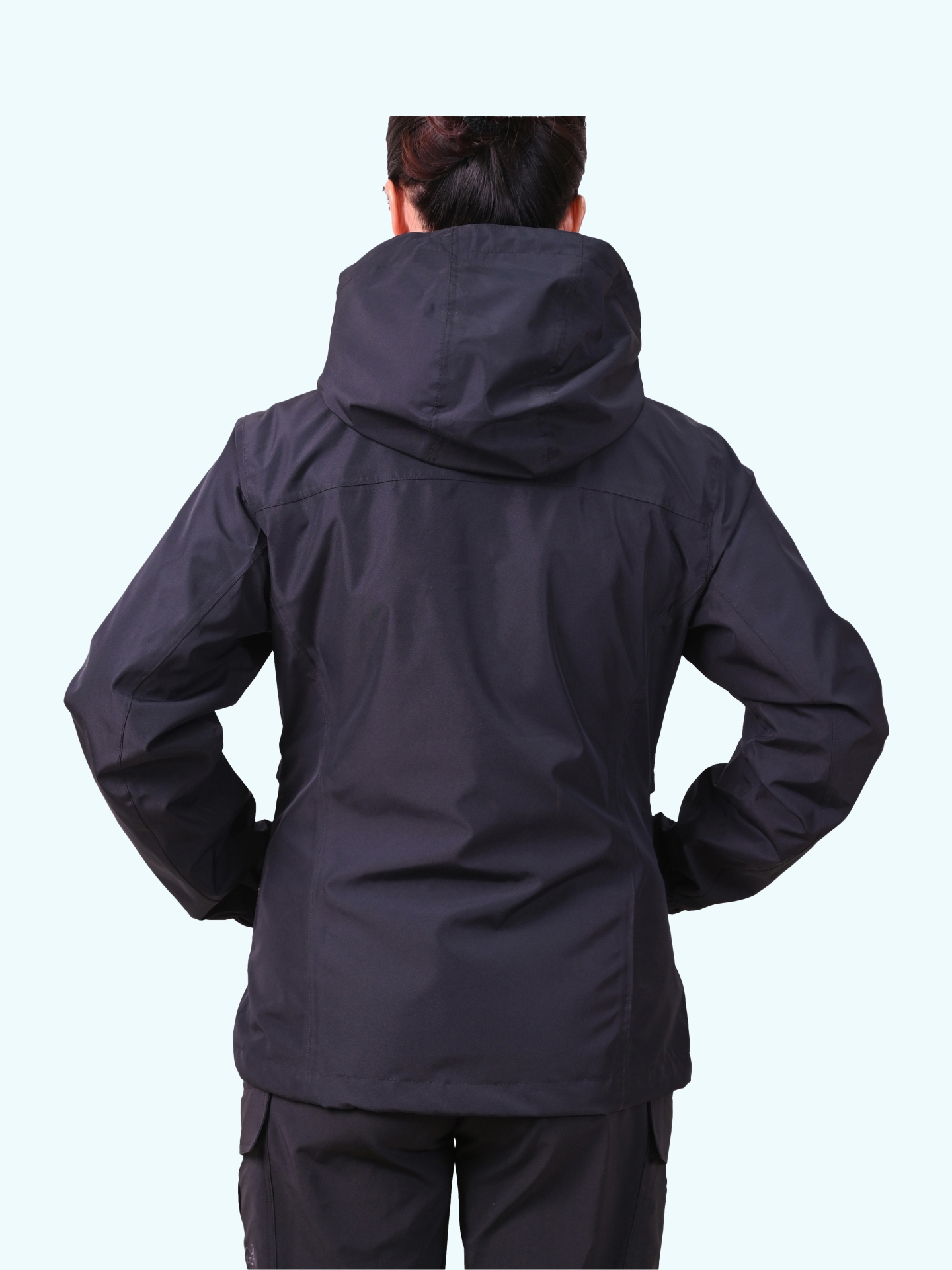 Áo nữ chống nước - K124- Màu đen