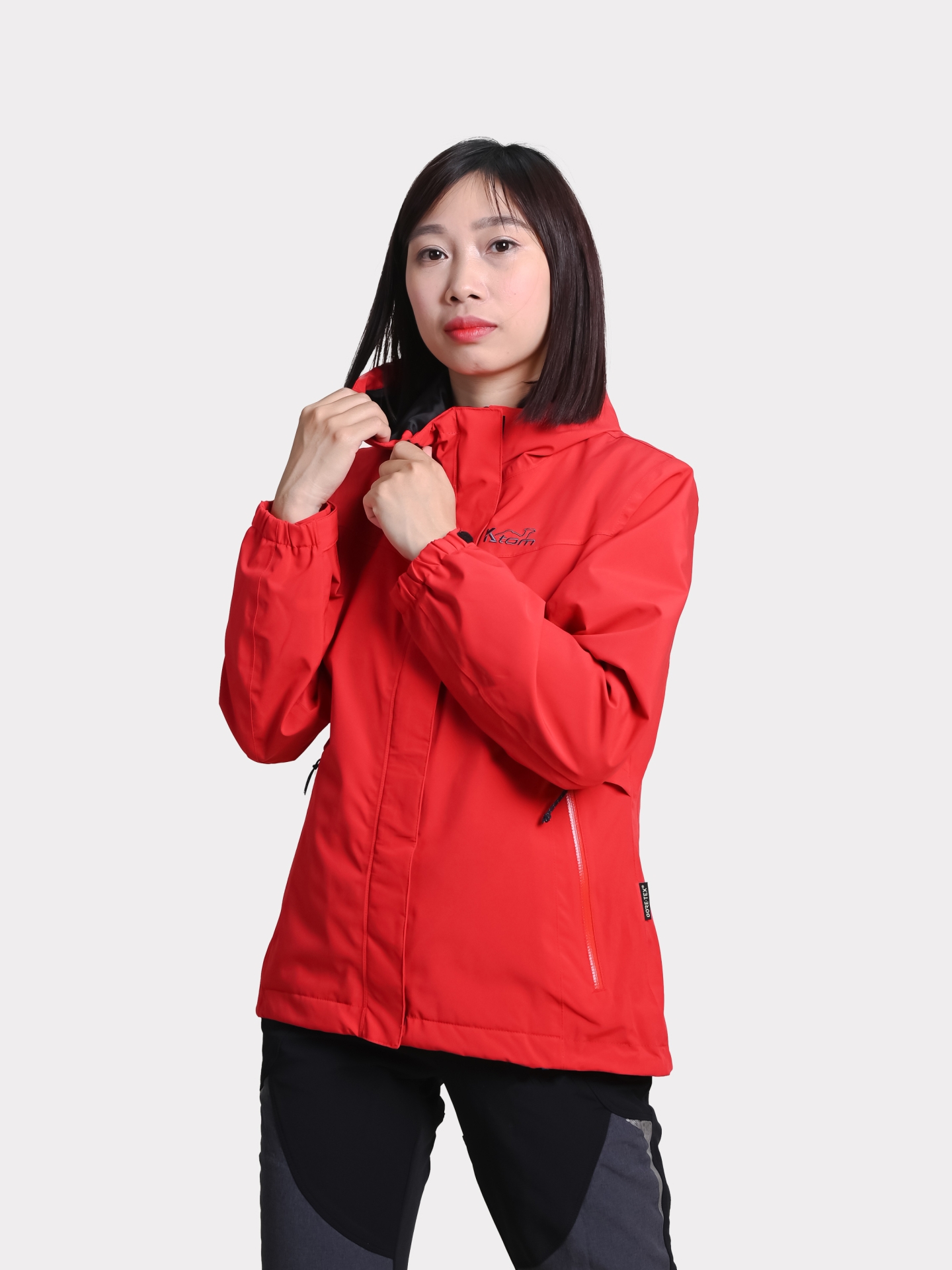 Áo nữ chống nước - K124- Màu đỏ