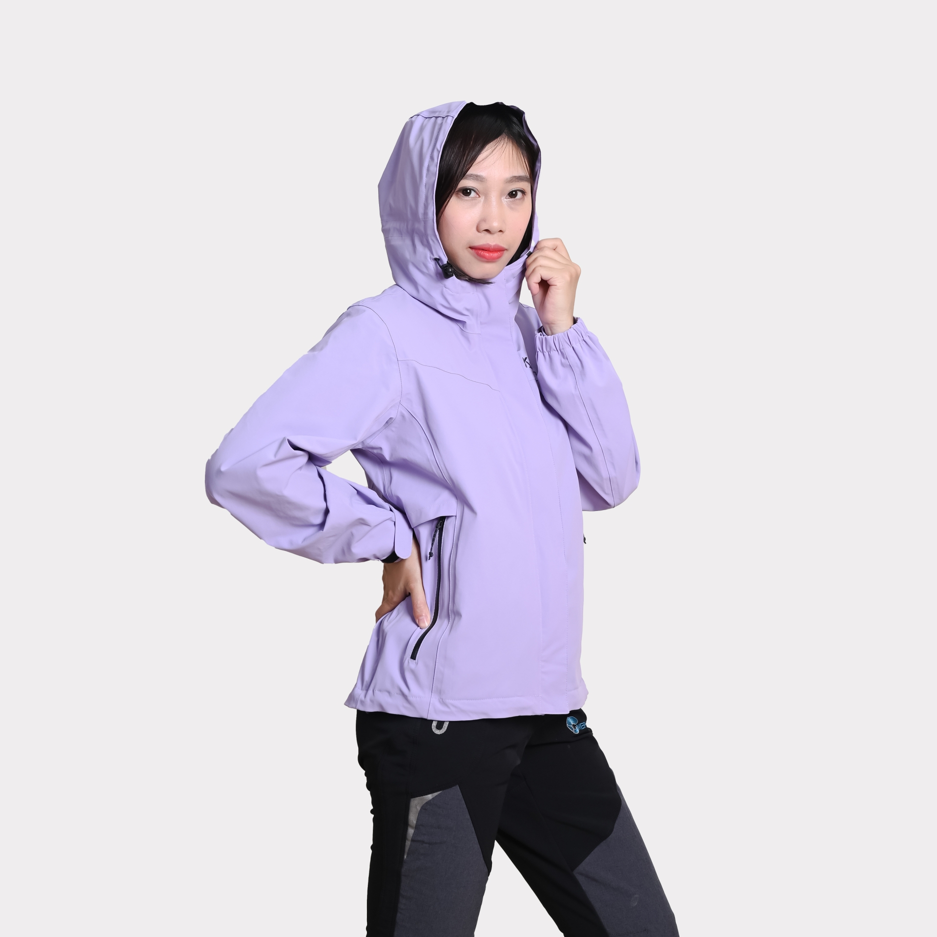 Áo nữ chống nước - K124- Màu tím