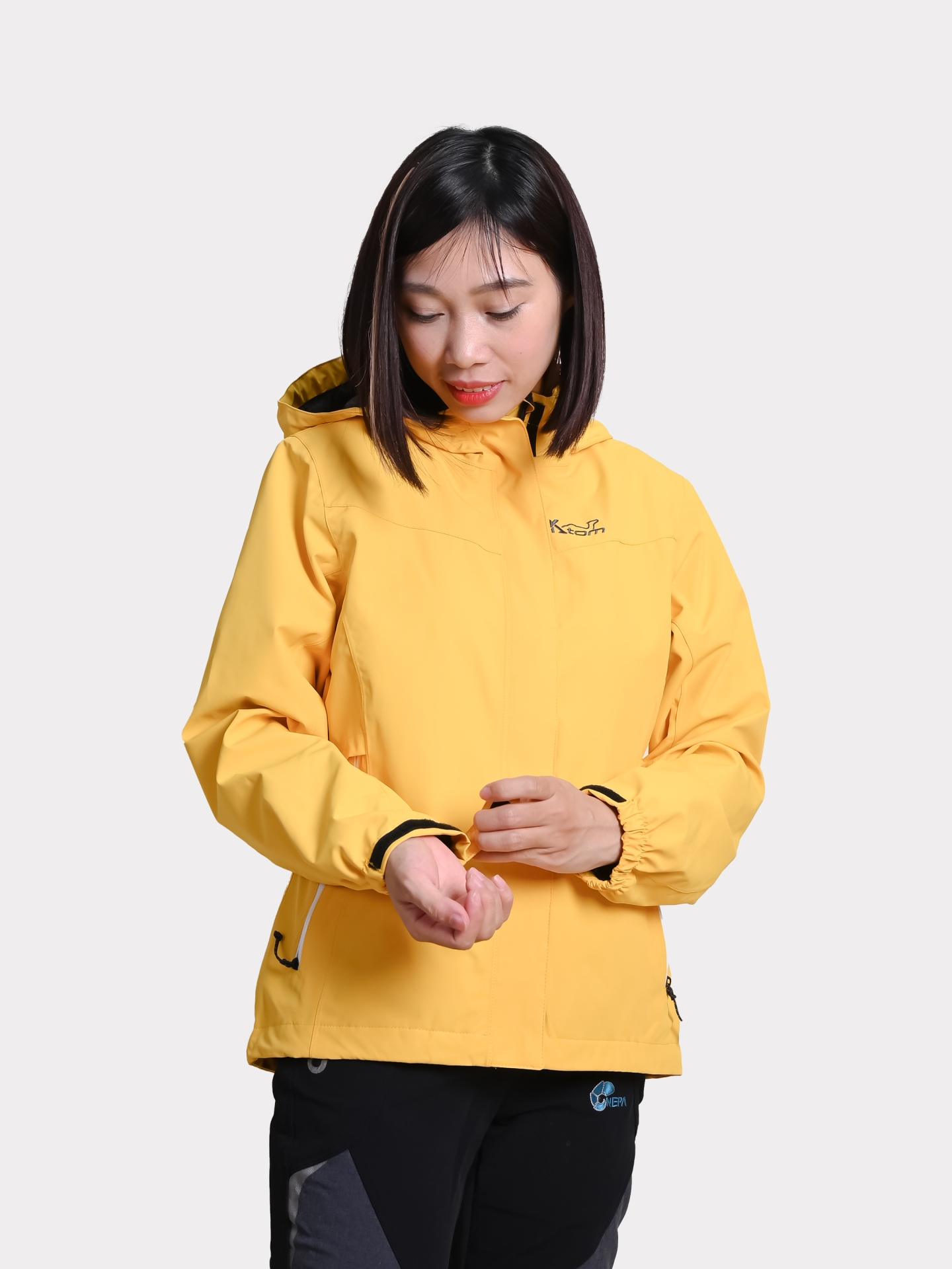 Áo nữ chống nước - K124- Màu vàng
