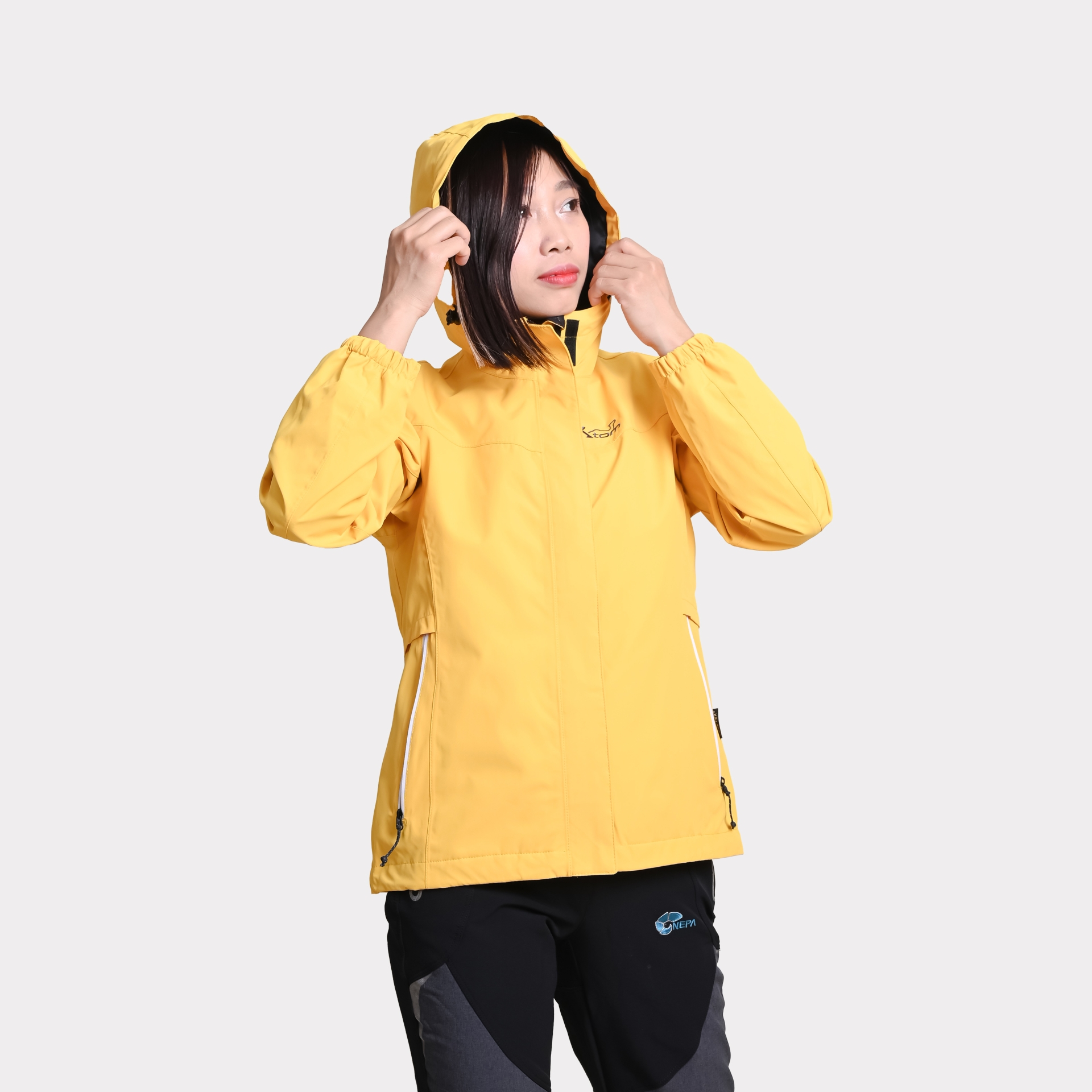 Áo nữ chống nước - K124- Màu vàng