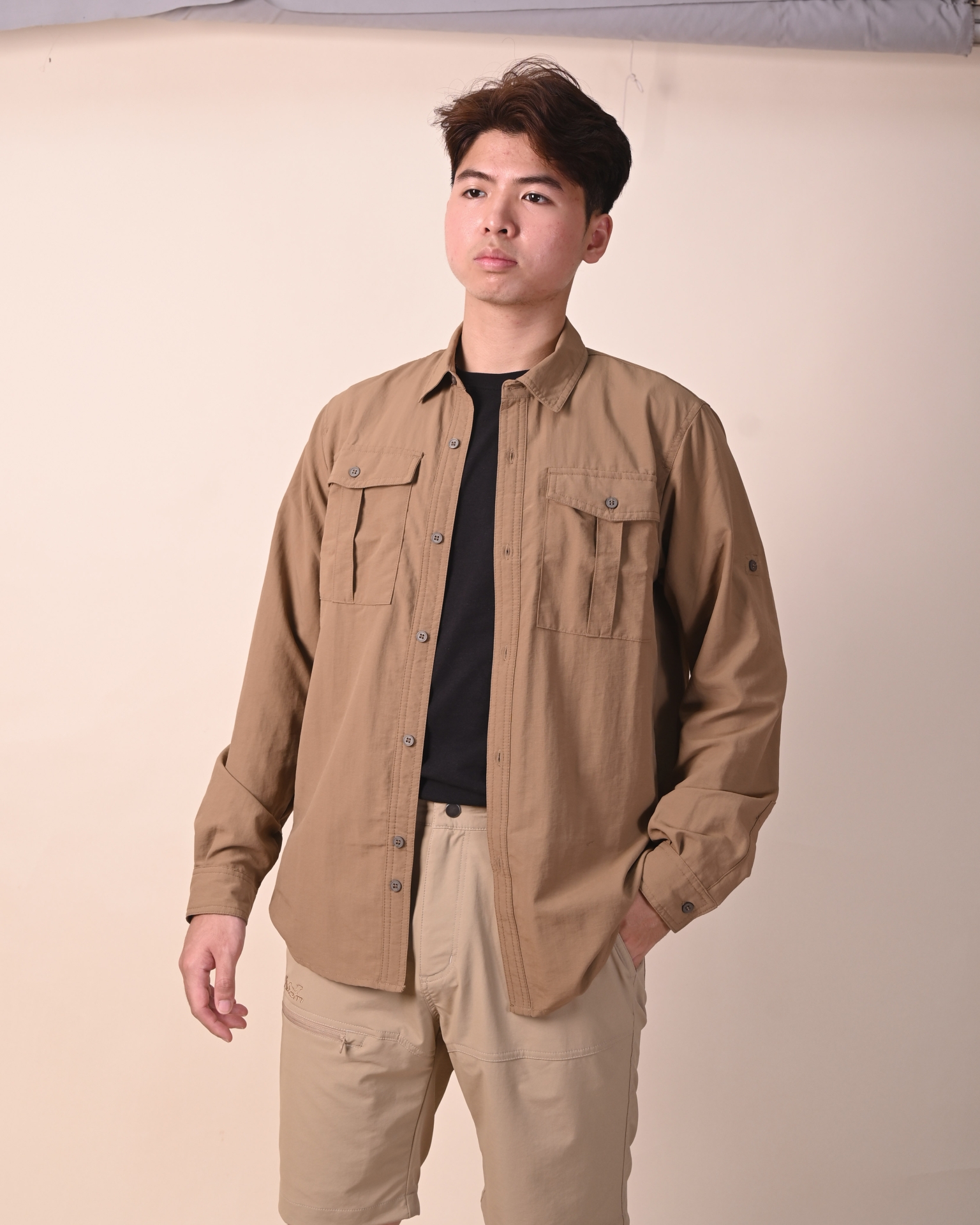 ÁO NHANH KHÔ ( UPF50++)- K128- MÀU KAKI