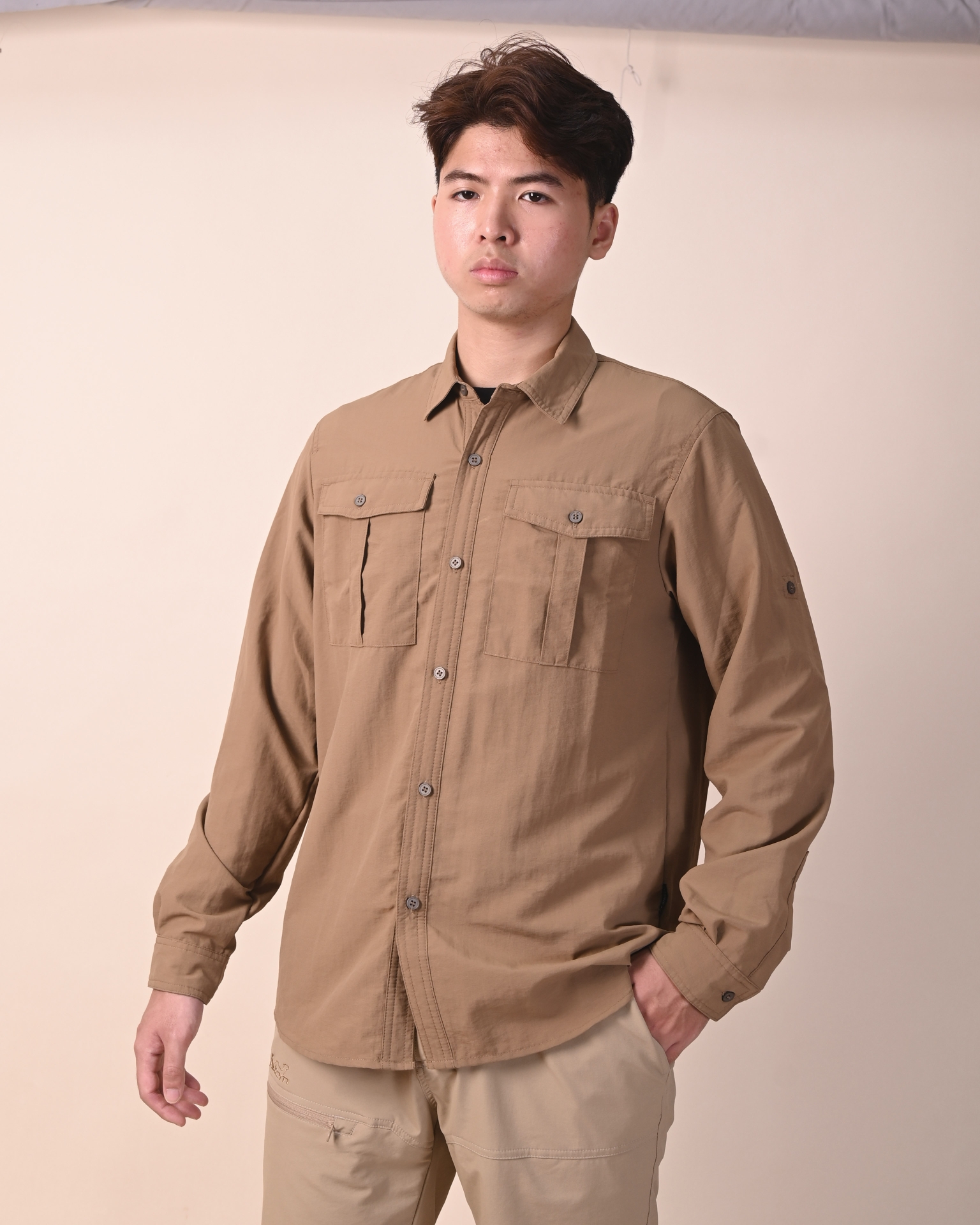 ÁO NHANH KHÔ ( UPF50++)- K128- MÀU KAKI