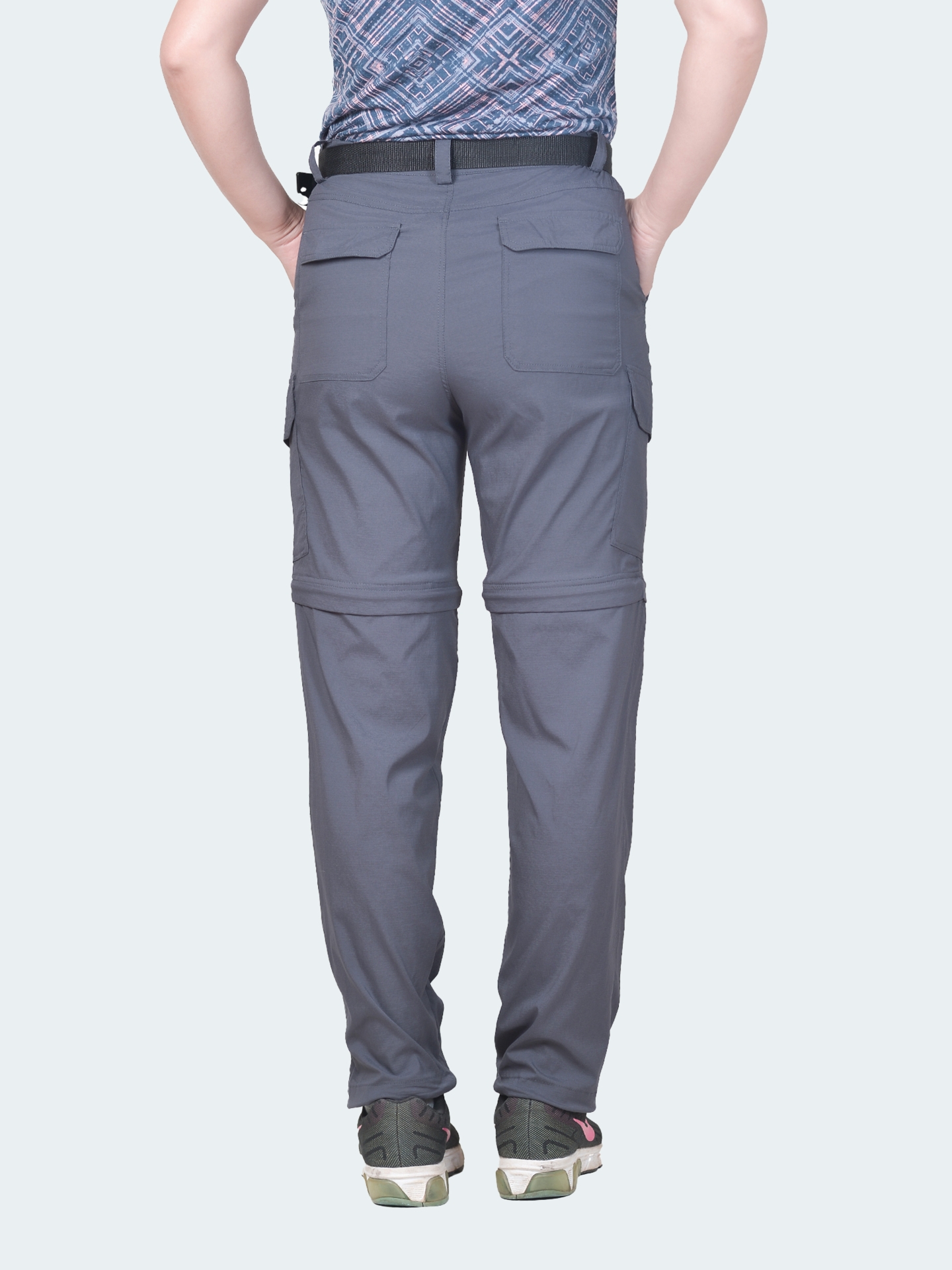 Quần nối ống nữ co giãn – K130- Màu ghi