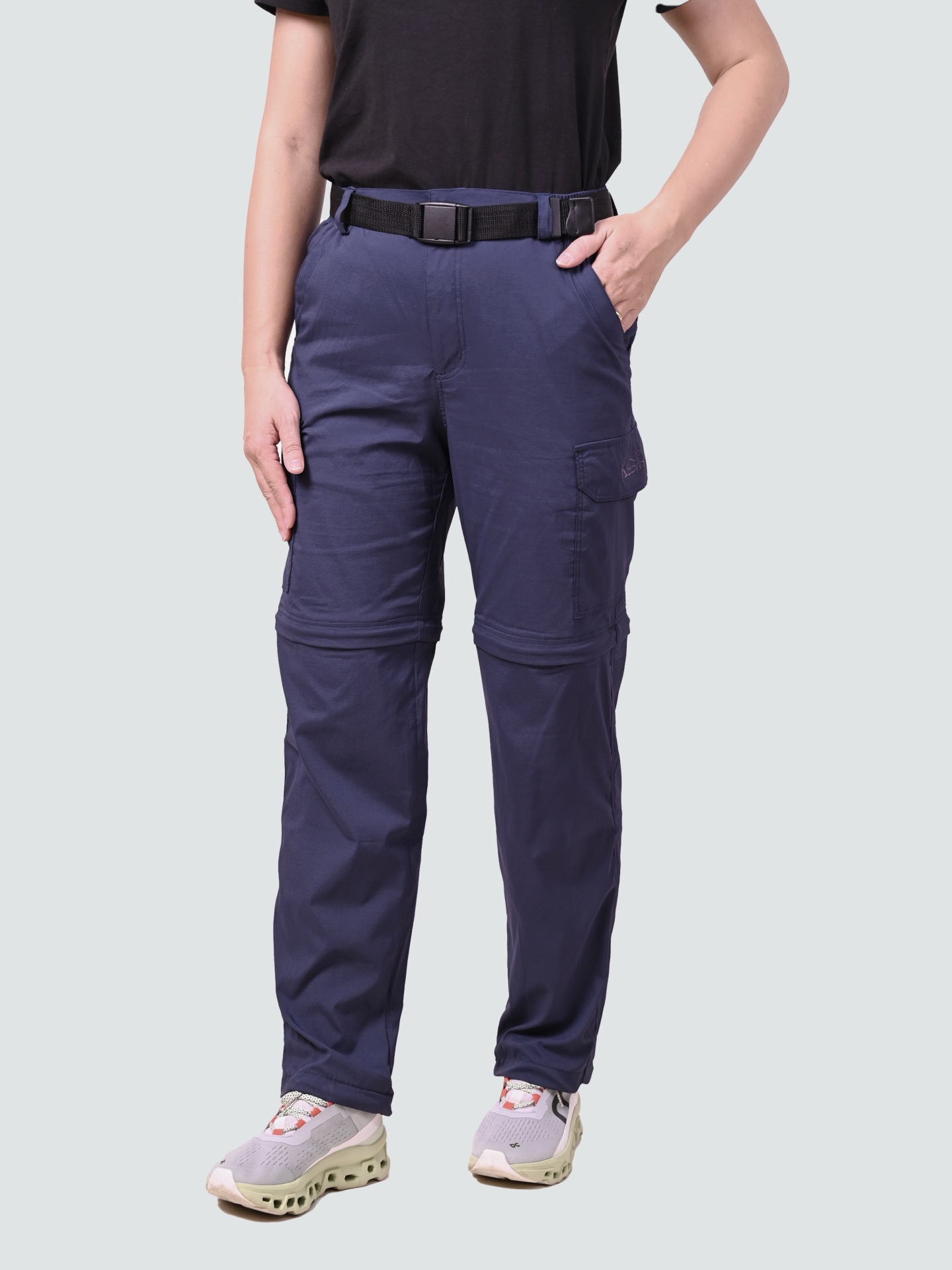 Quần nối ống nữ co giãn–K130-Màu navy