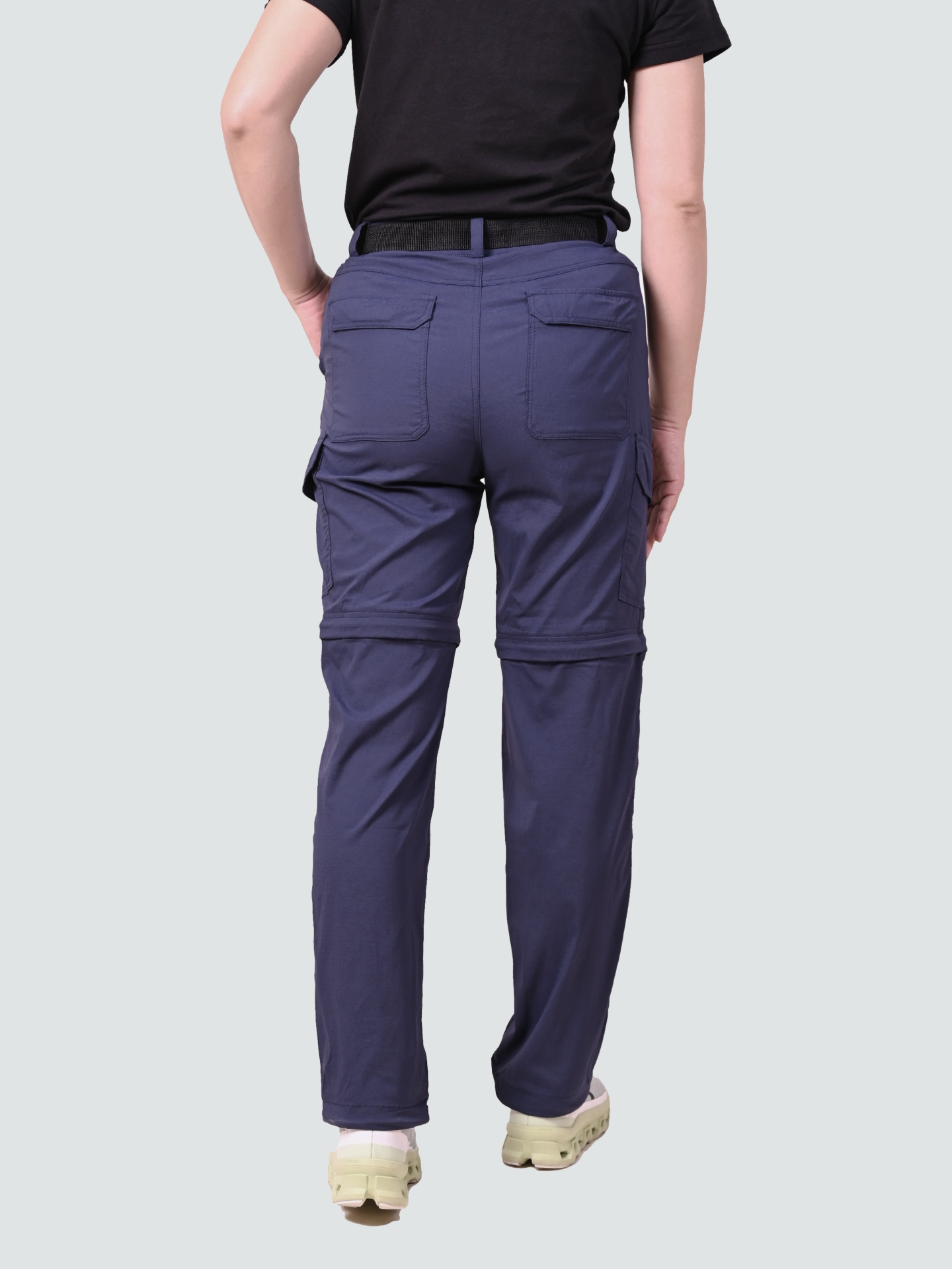 Quần nối ống nữ co giãn–K130-Màu navy
