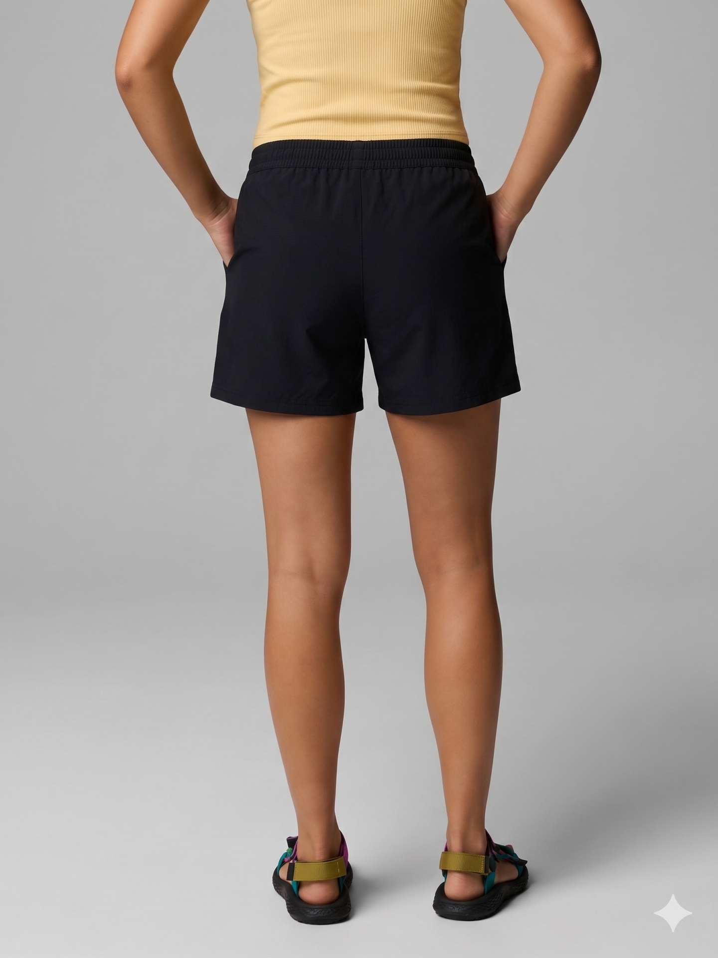 QUẦN RUNNING CO GIÃN - MÃ K136-MÀU ĐEN