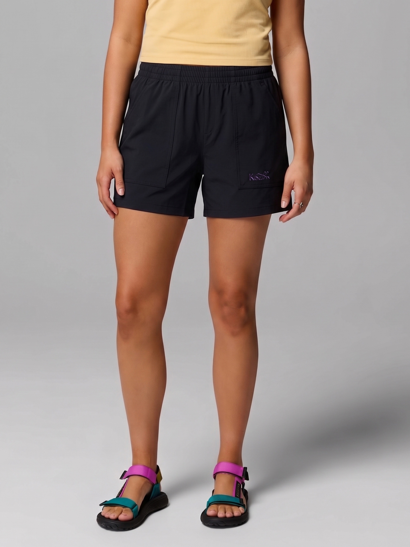 QUẦN RUNNING CO GIÃN - MÃ K136-MÀU ĐEN