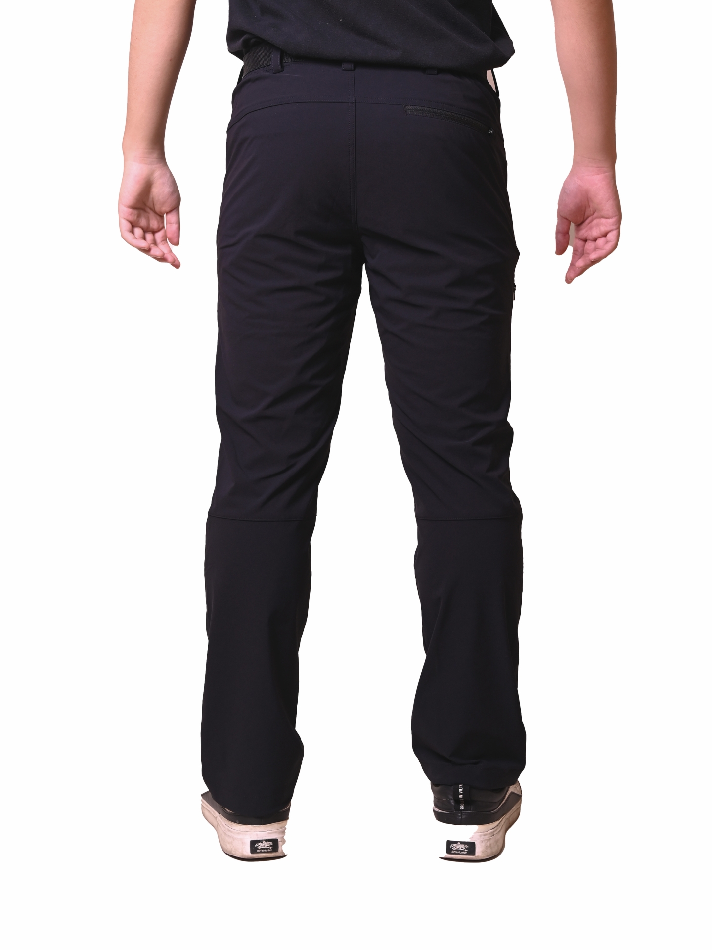 QUẦN CO GIÃN TÚI BÊN - MÃ K140-MÀU ĐEN