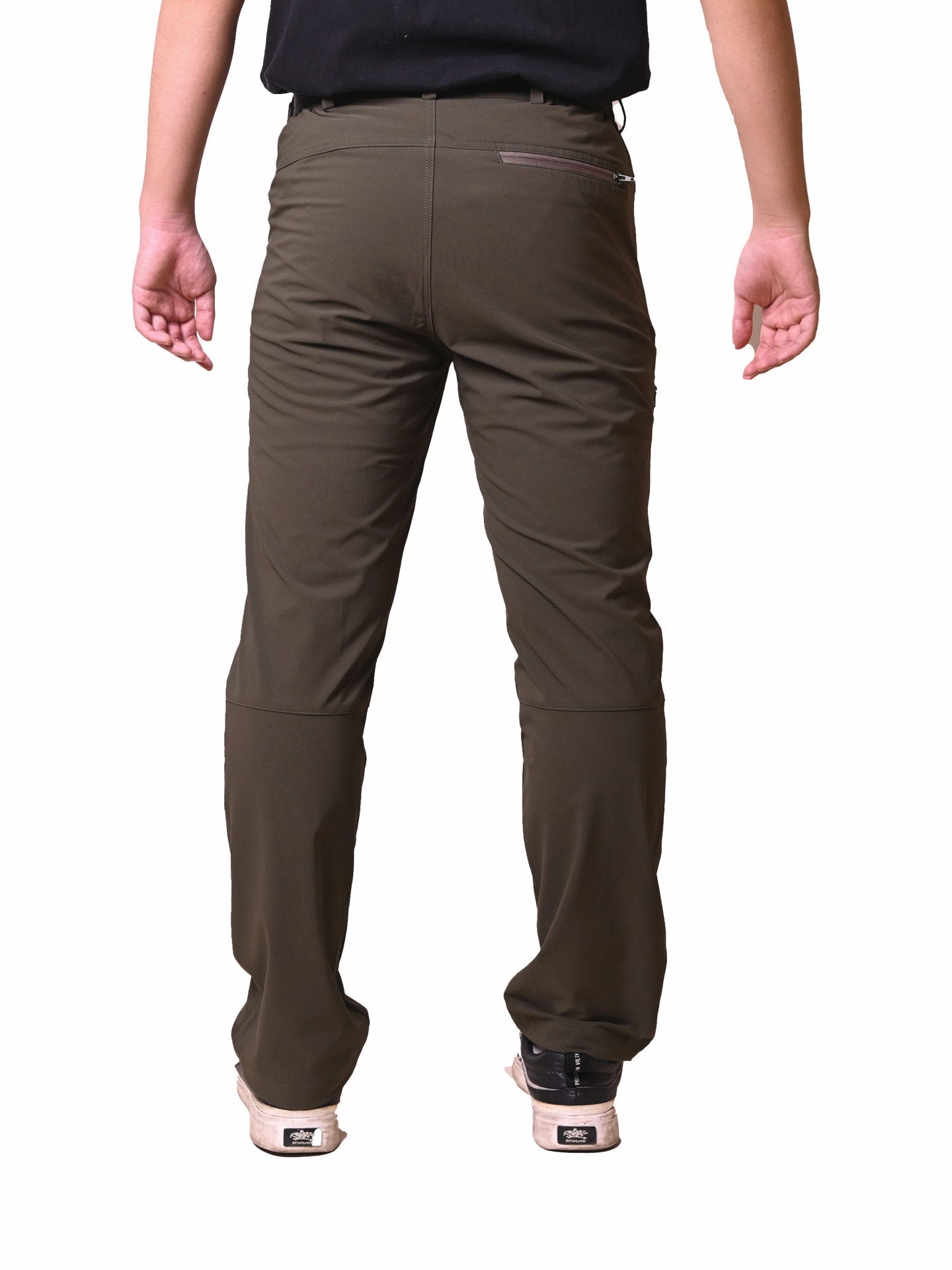 QUẦN CO GIÃN TÚI BÊN - MÃ K140 - MÀU RÊU