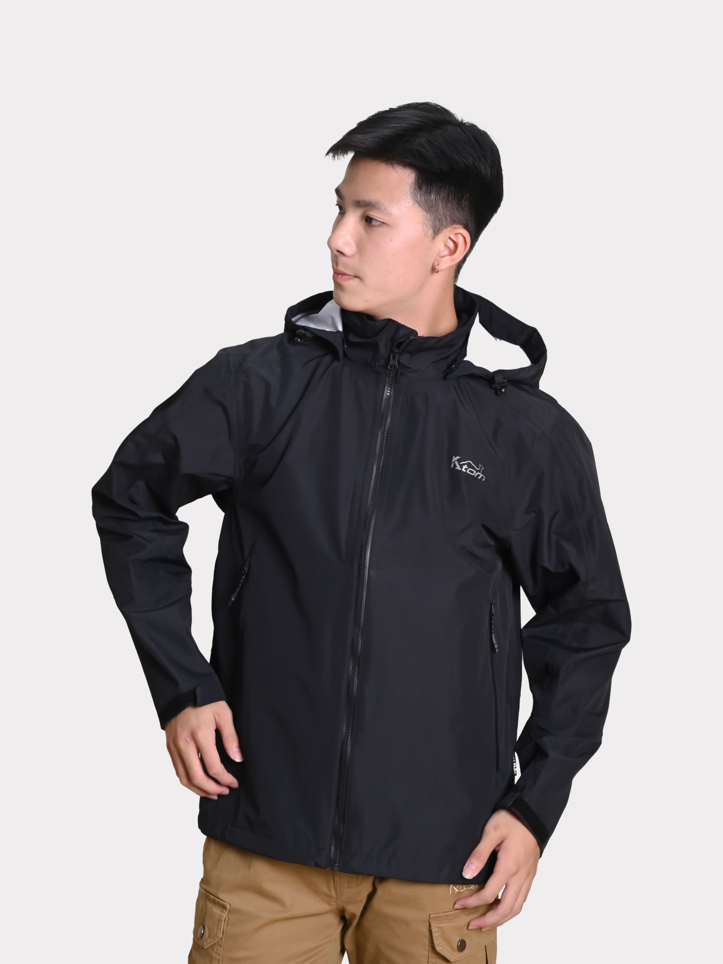 ÁO 1 LỚP CHỐNG NƯỚC - K141-MÀU ĐEN