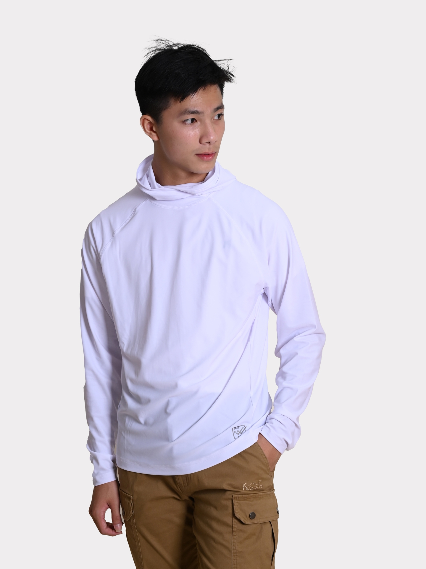 ÁO CHỐNG UV ACTIVE -K144-MÀU TRẮNG