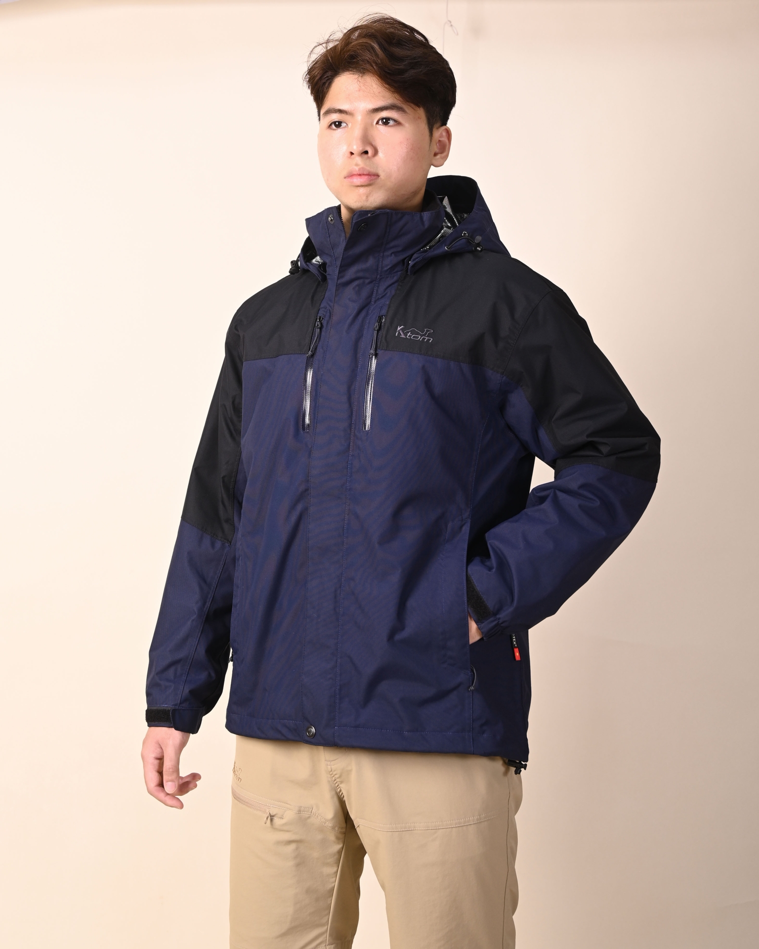 ÁO KHOÁC NAM 2IN1 KTOM – K145 – MÀU NAVY