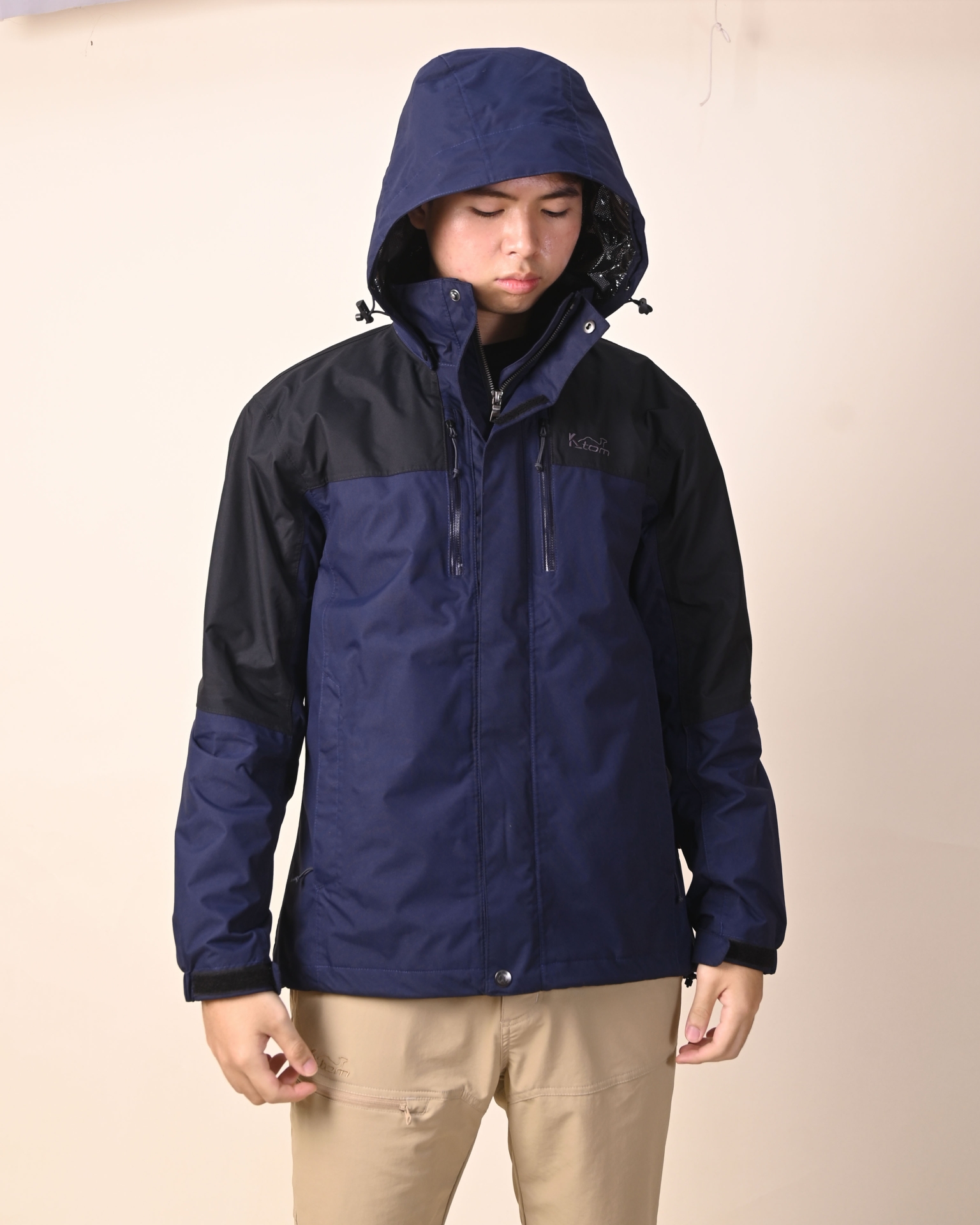 ÁO KHOÁC NAM 2IN1 KTOM – K145 – MÀU NAVY