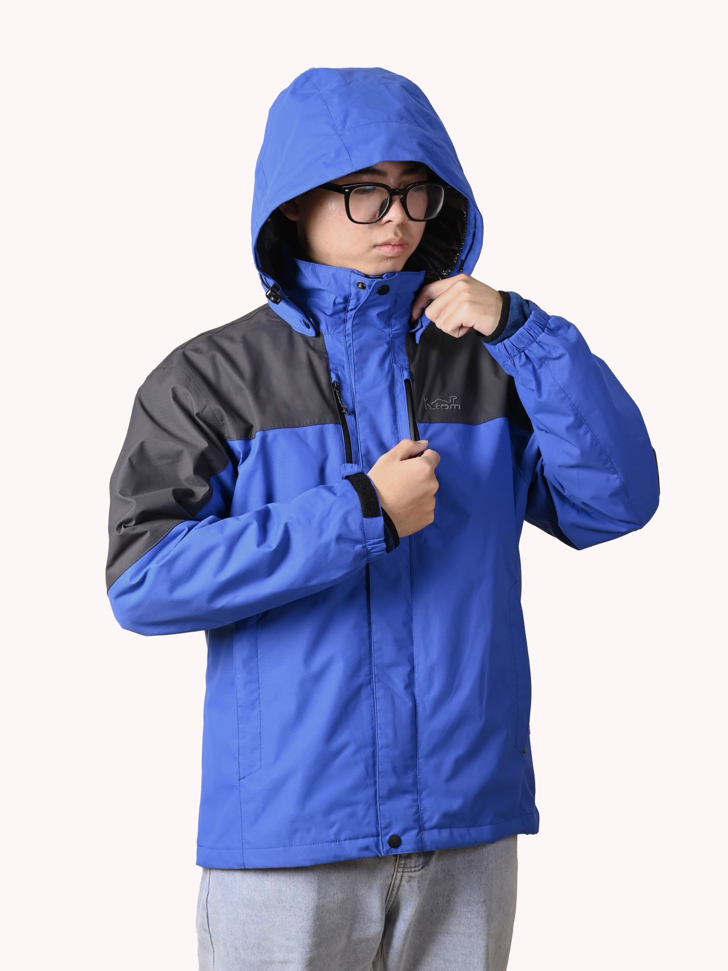 ÁO KHOÁC NAM 2IN1 KTOM – K145 – MÀU XANH