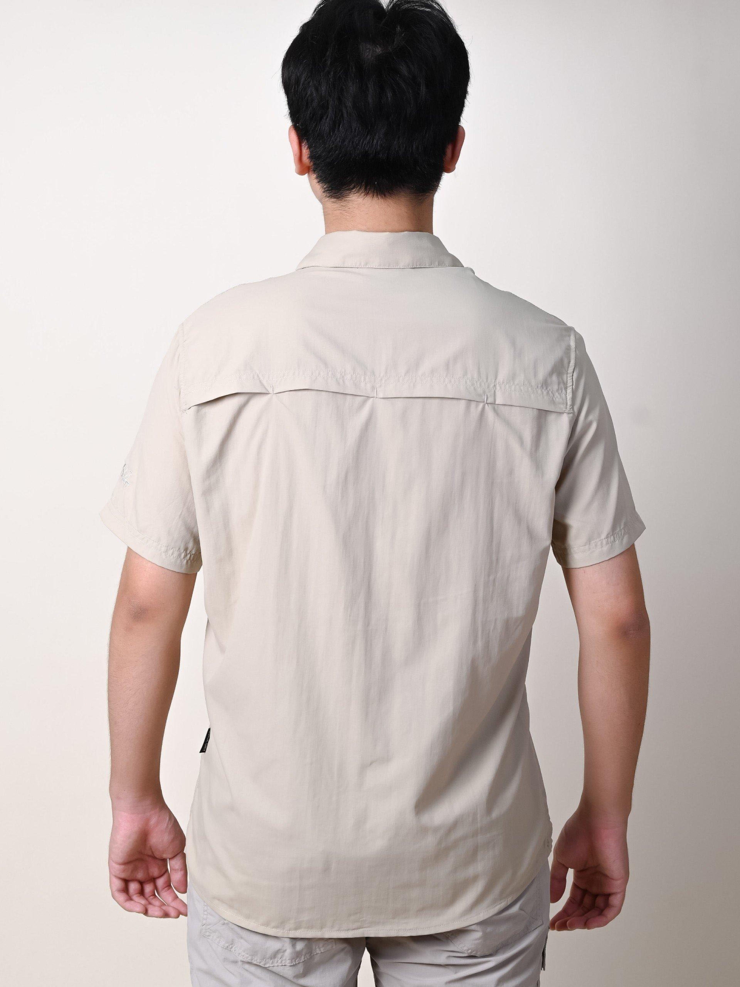 ÁO CỘC TAY NHANH KHÔ ( UPF50+)-MÃ K150-MÀU BE