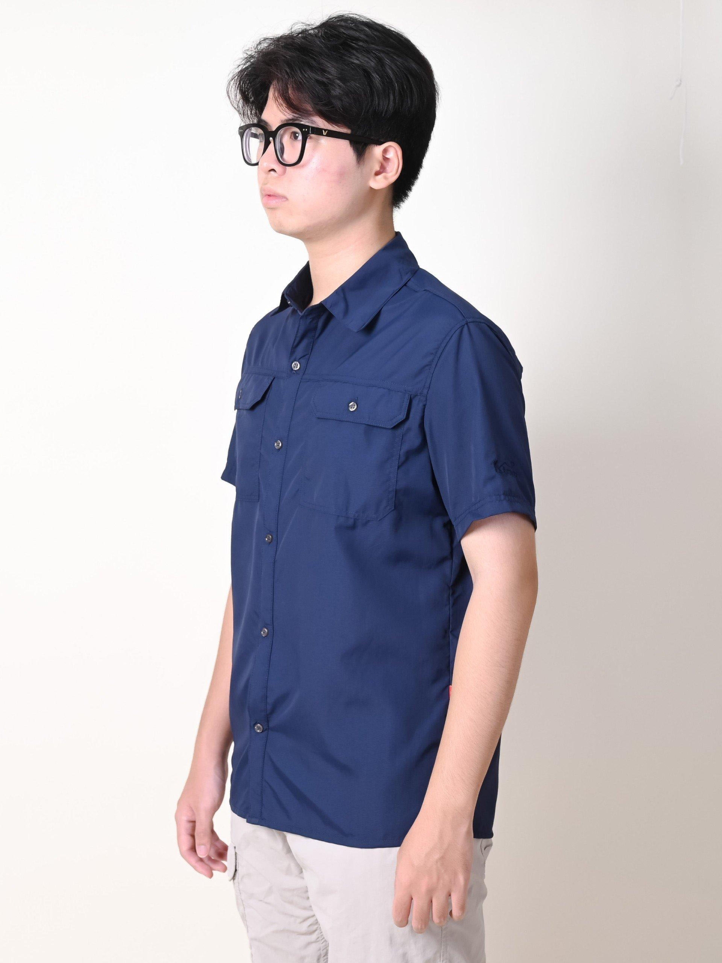 ÁO CỘC TAY NHANH KHÔ ( UPF50+)-MÃ K150-MÀU NAVY