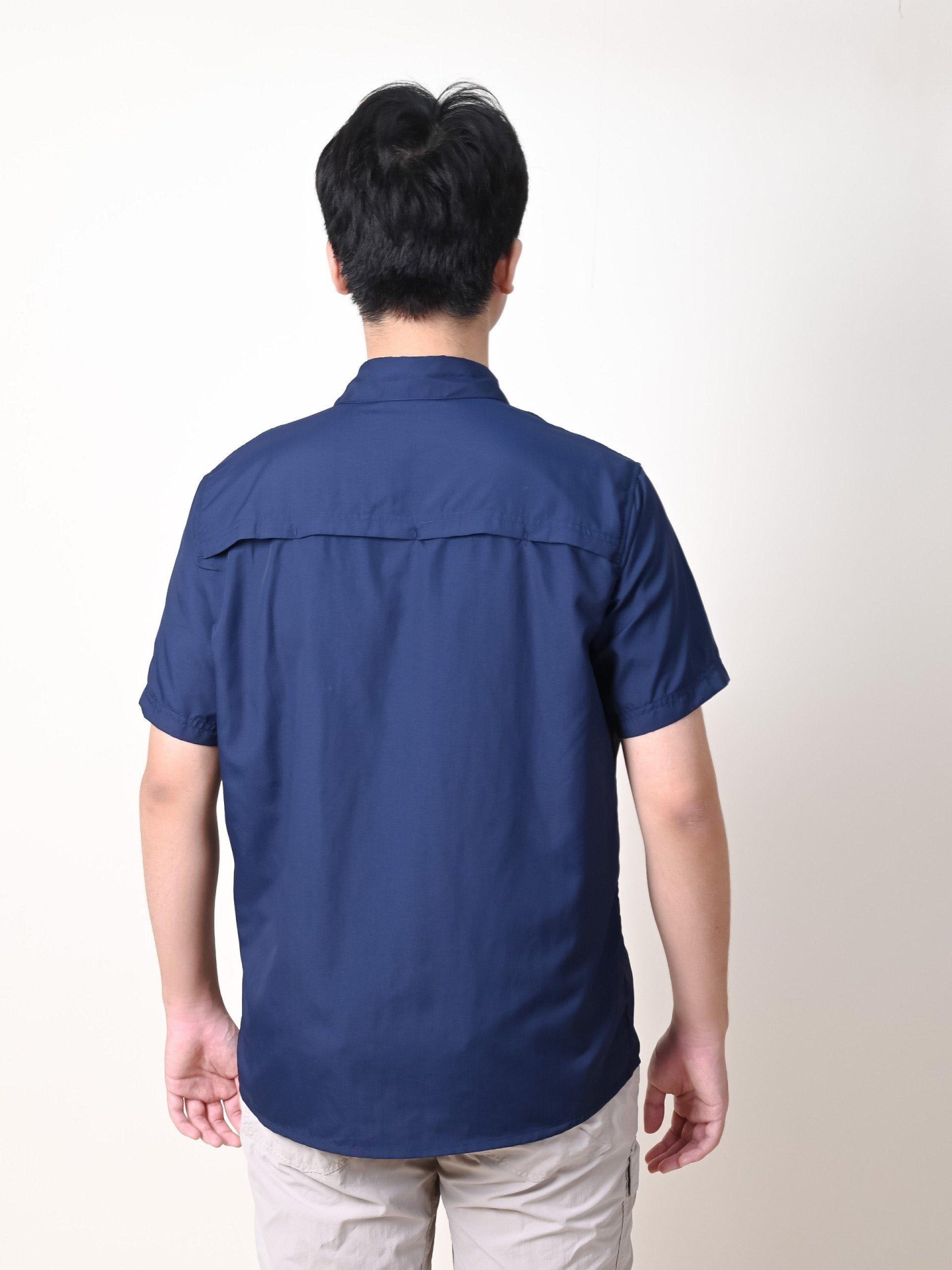 ÁO CỘC TAY NHANH KHÔ ( UPF50+)-MÃ K150-MÀU NAVY