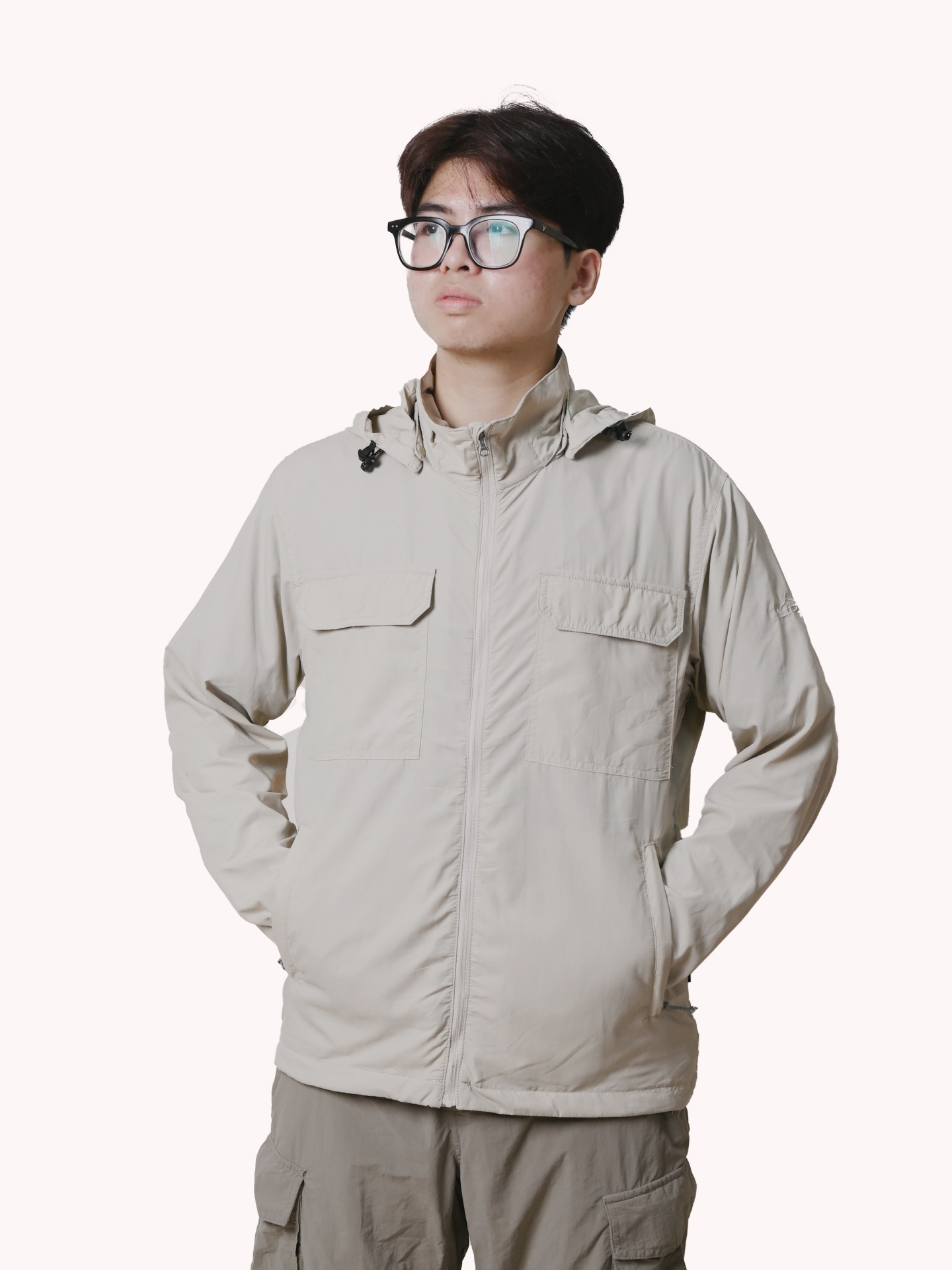 ÁO KHOÁC CHỐNG NẮNG, NHANH KHÔ – MÃ K151 – MÀU BE