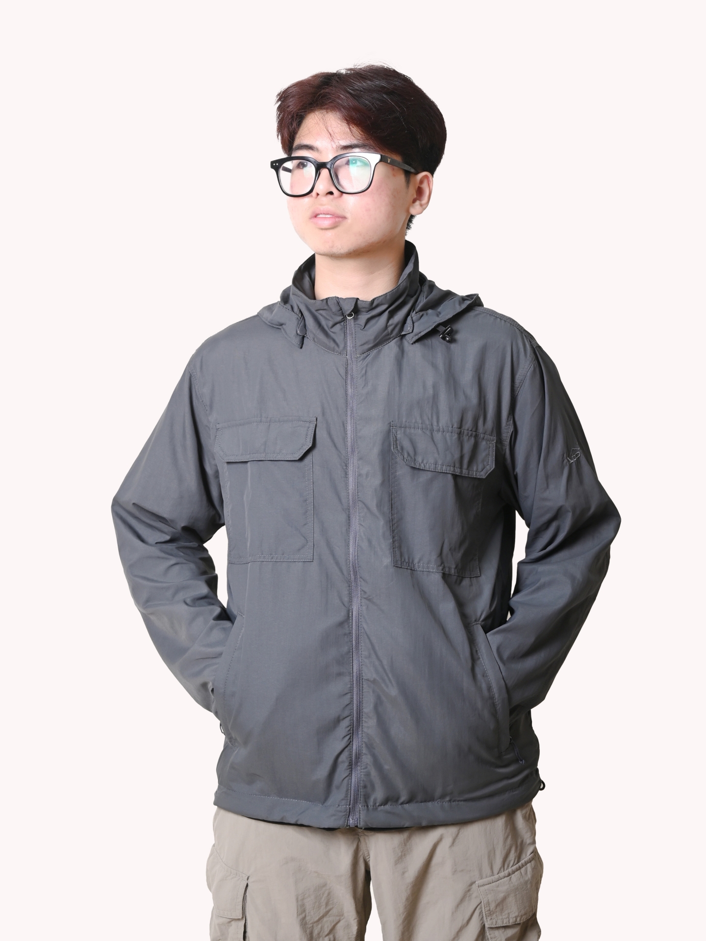 ÁO KHOÁC  CHỐNG NẮNG, NHANH KHÔ – MÃ K151 – MÀU GHI