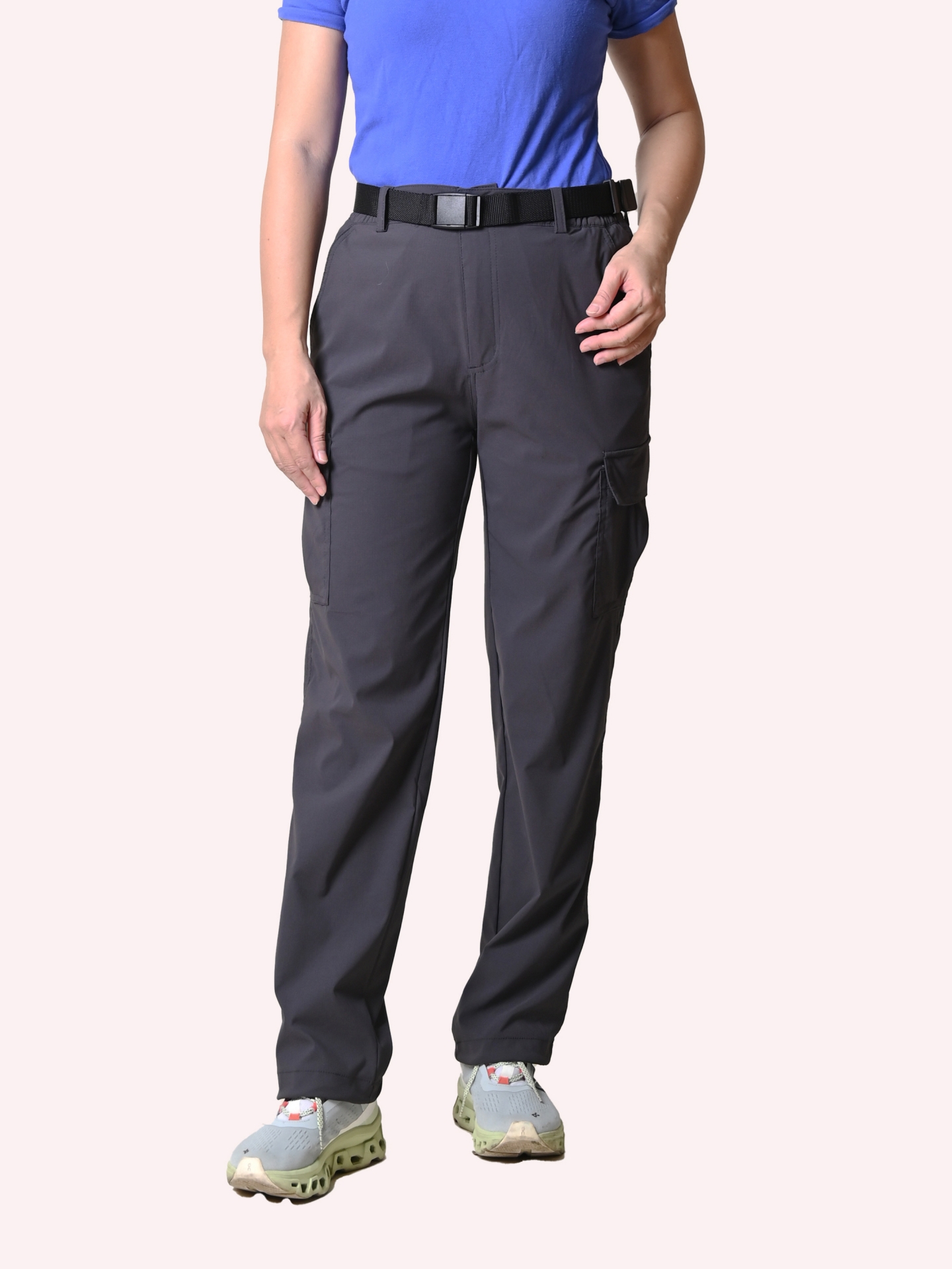 QUẦN TREKKING, LEO NÚI, ĐI RỪNG – MÃ K153 – MÀU GHI