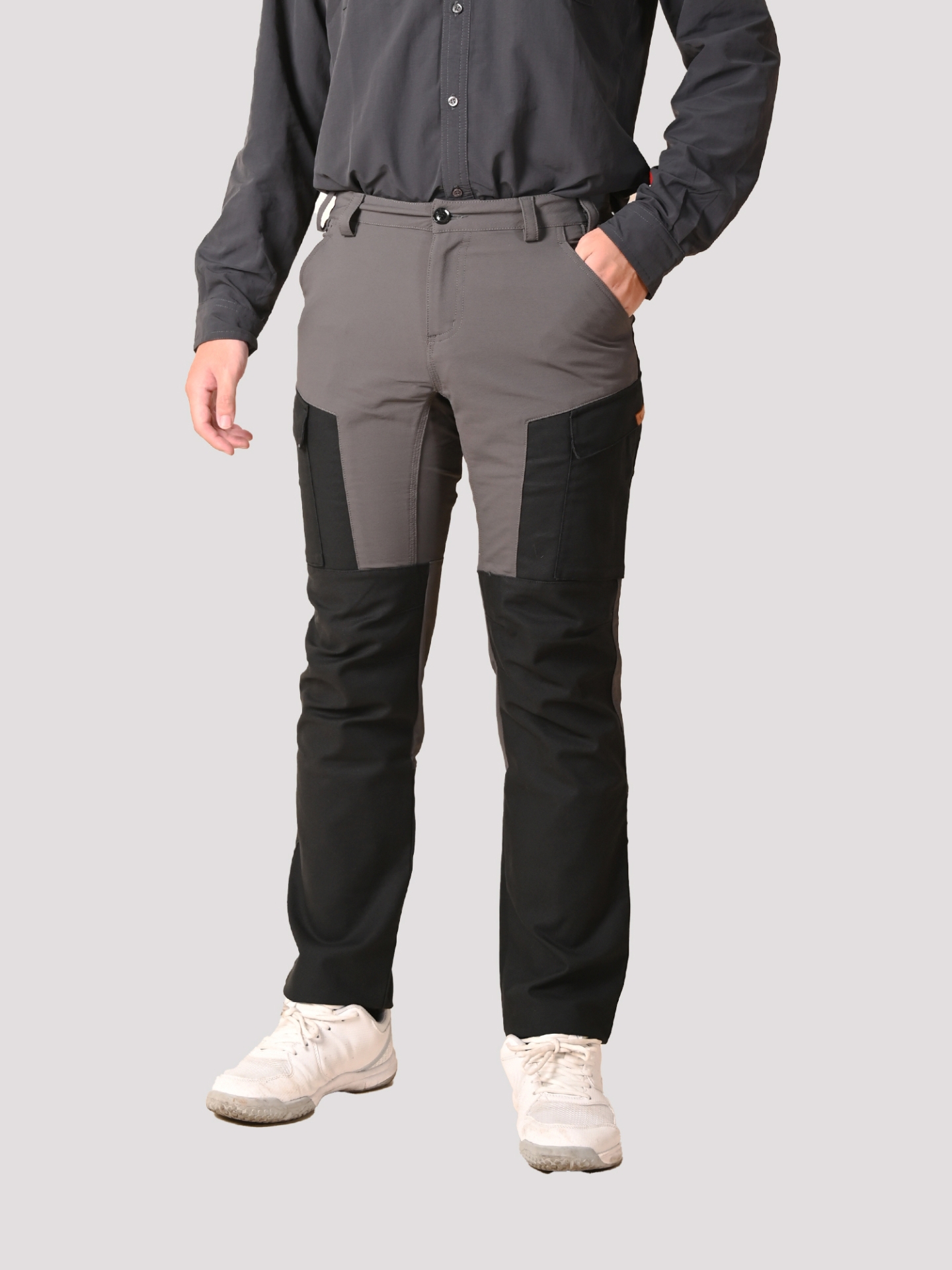 QUẦN TREKING PHỐI - MÃ K154 - GHI/ĐEN