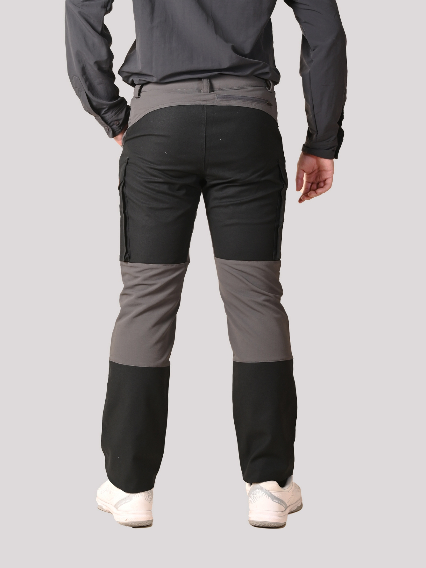 QUẦN TREKING PHỐI - MÃ K154 - GHI/ĐEN