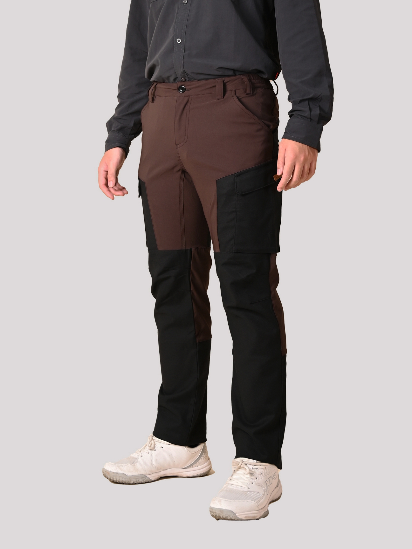QUẦN TREKING PHỐI - MÃ K154 - MÀU NÂU/ĐEN