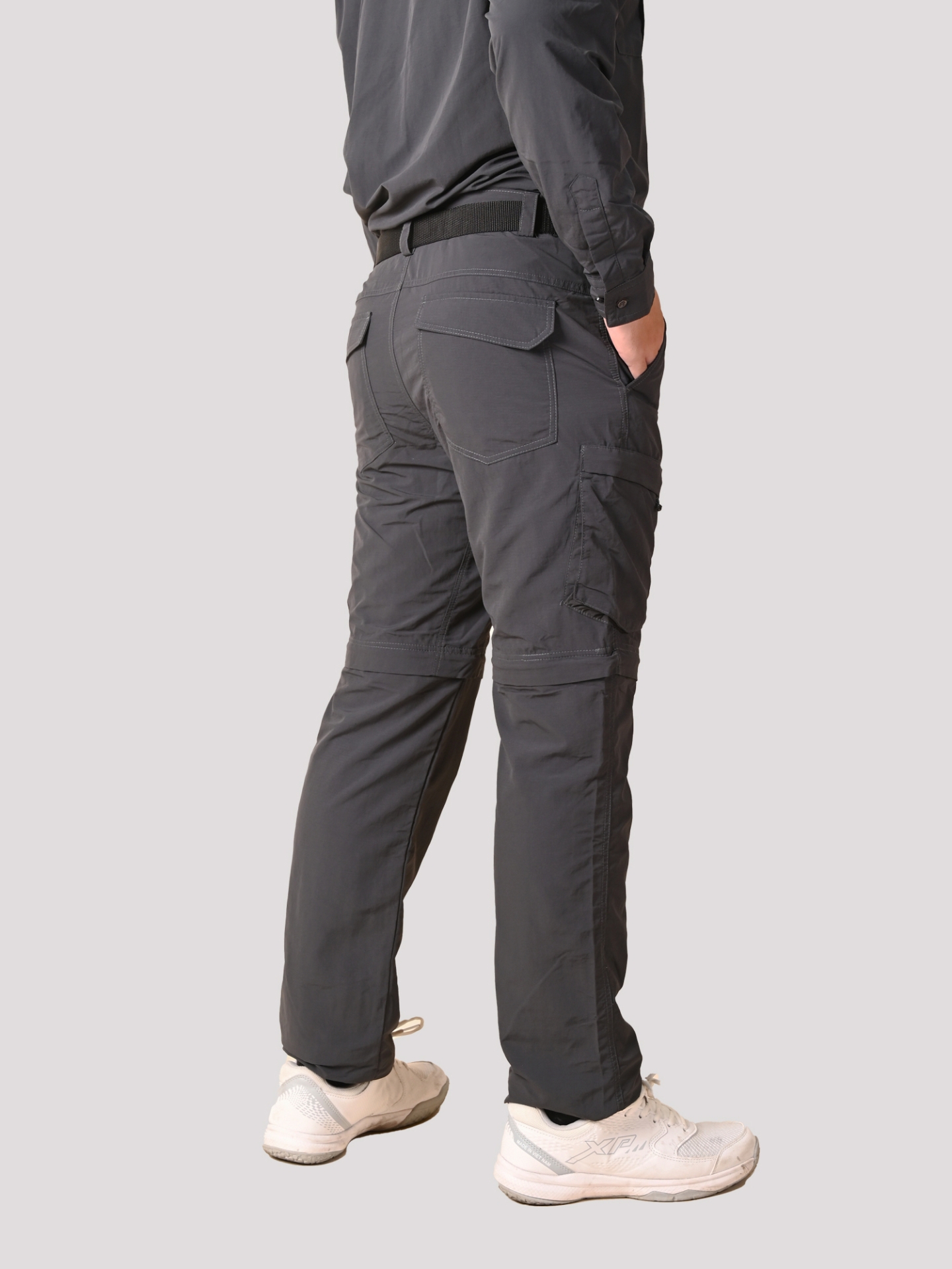 QUẦN NỐI ỐNG, VẢI NHANH KHÔ ĐI RỪNG – MÃ K155 – MÀU GHI
