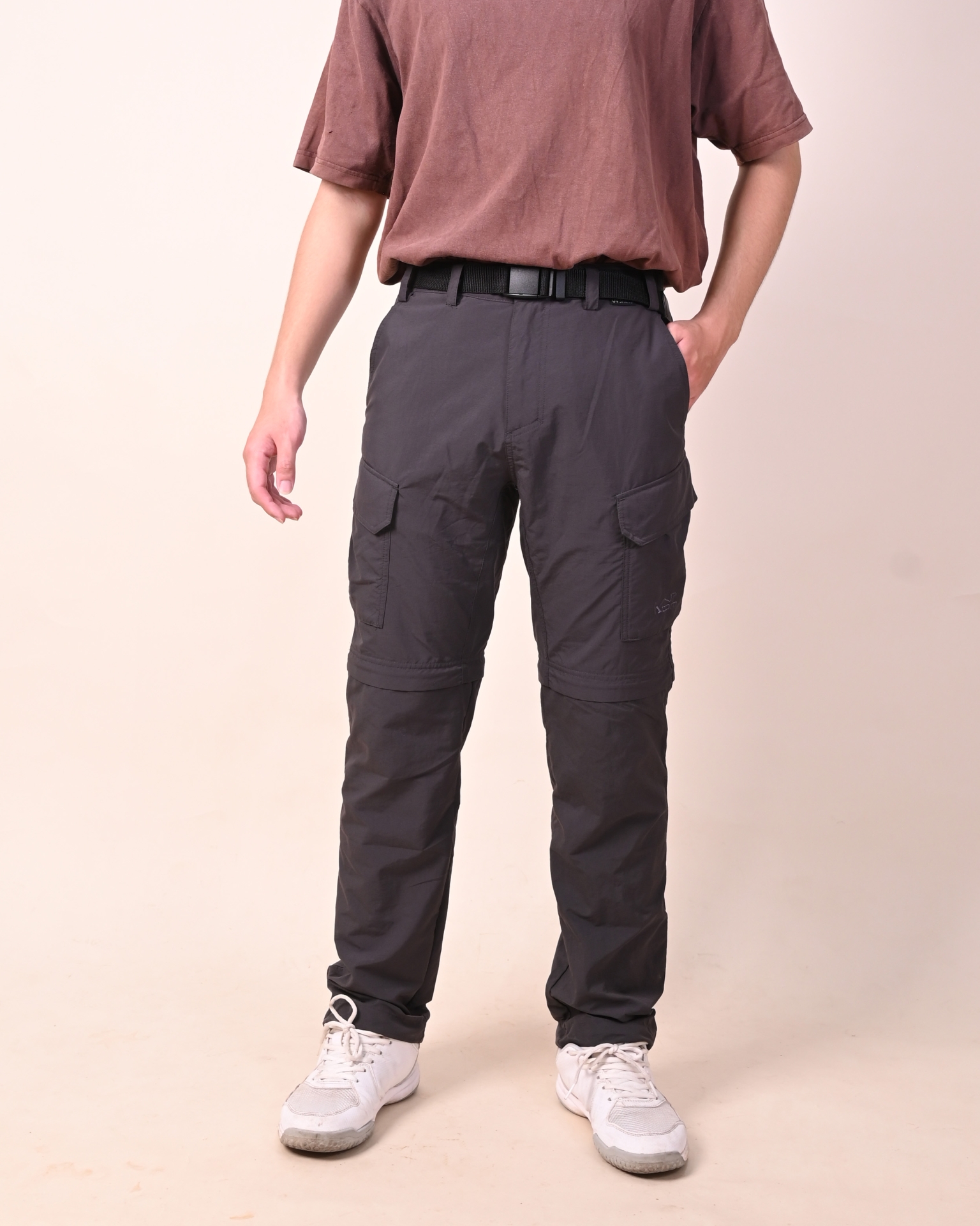 QUẦN NỐI ỐNG, VẢI NHANH KHÔ ĐI RỪNG – MÃ K155 – MÀU ĐEN
