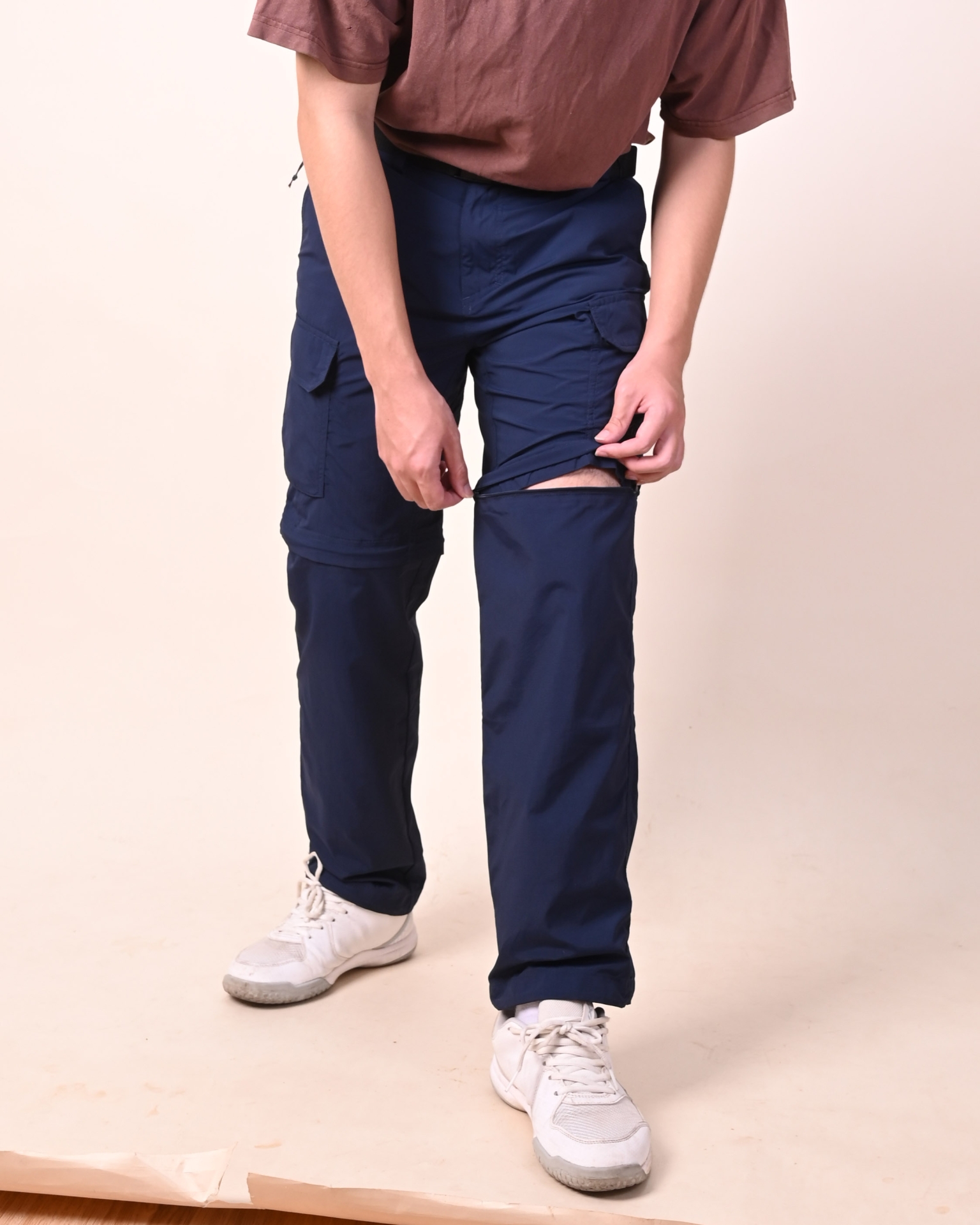 QUẦN NỐI ỐNG, VẢI NHANH KHÔ ĐI RỪNG – MÃ K155 – MÀU ĐEN