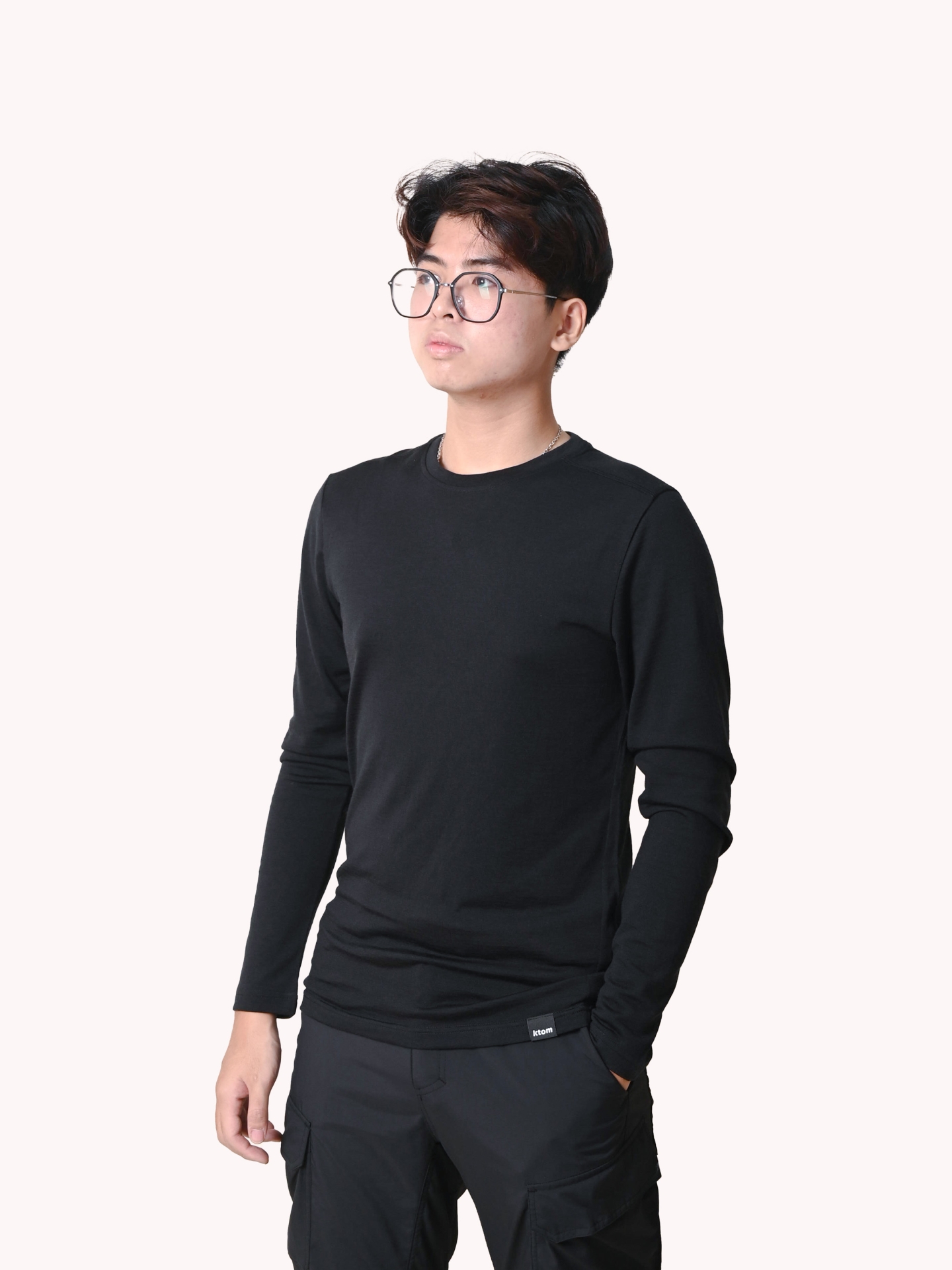 ÁO GIỮ NHIỆT NAM – MÃ K156 – MÀU ĐEN