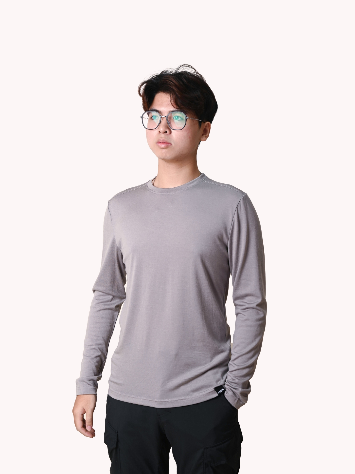 ÁO GIỮ NHIỆT NAM – MÃ K156 – MÀU KHOAI MÔN