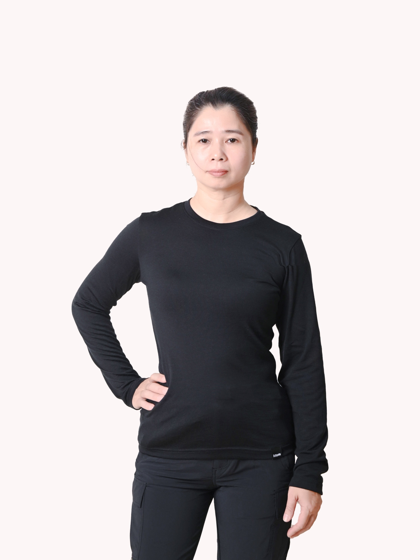 ÁO GIỮ NHIỆT NỮ – MÃ K157 – MÀU ĐEN