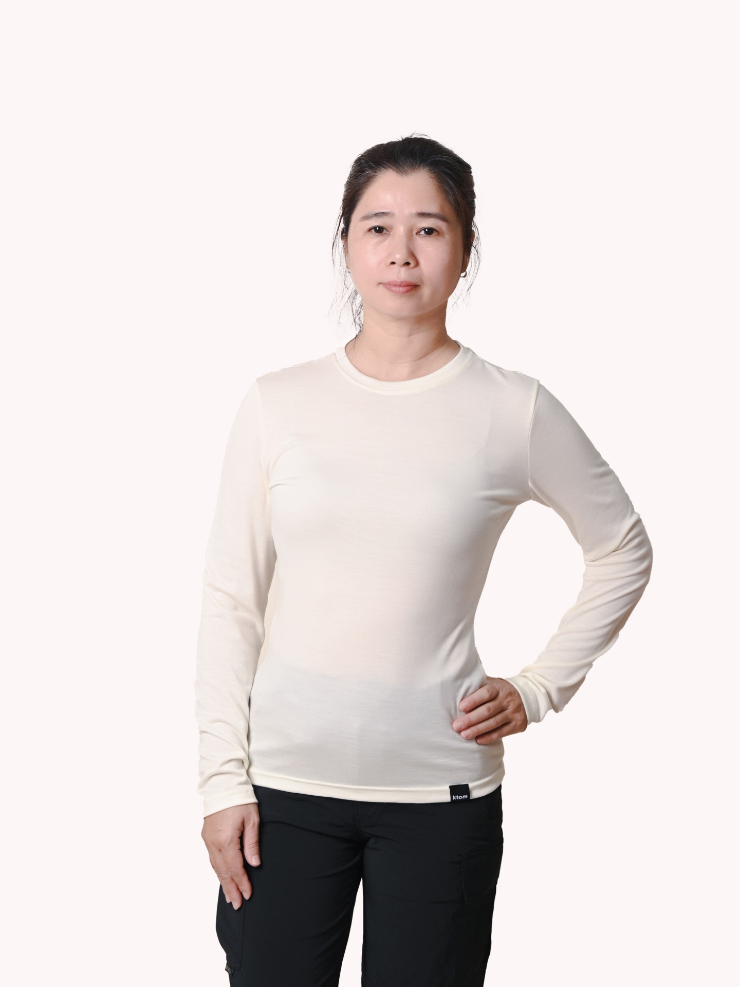 ÁO GIỮ NHIỆT NỮ – MÃ K157 – MÀU TRẮNG