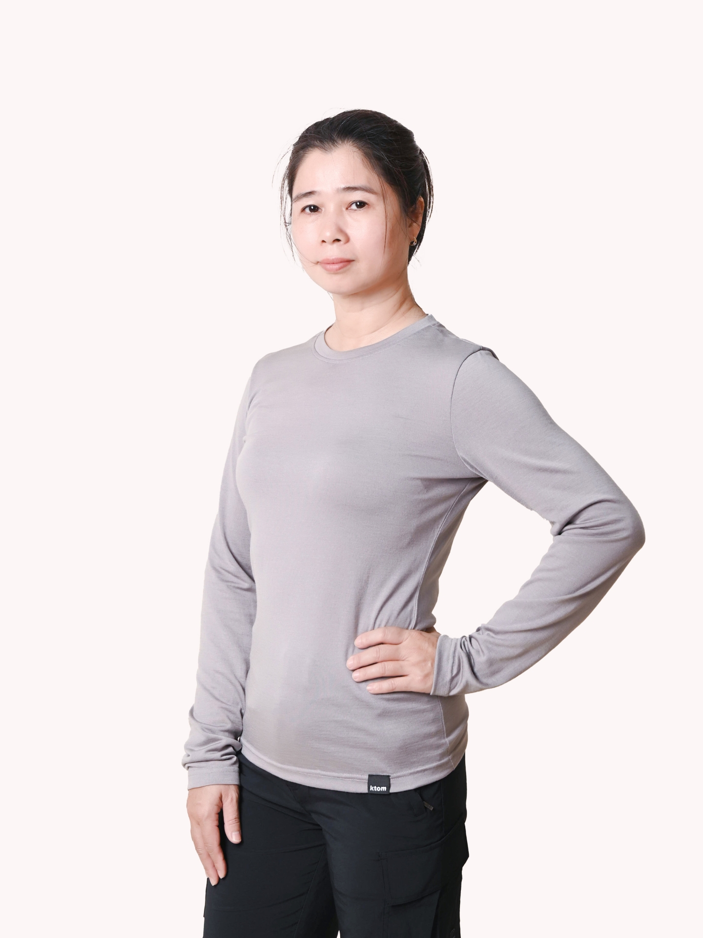 ÁO GIỮ NHIỆT NỮ – MÃ K157 – MÀU KHOAI MÔN