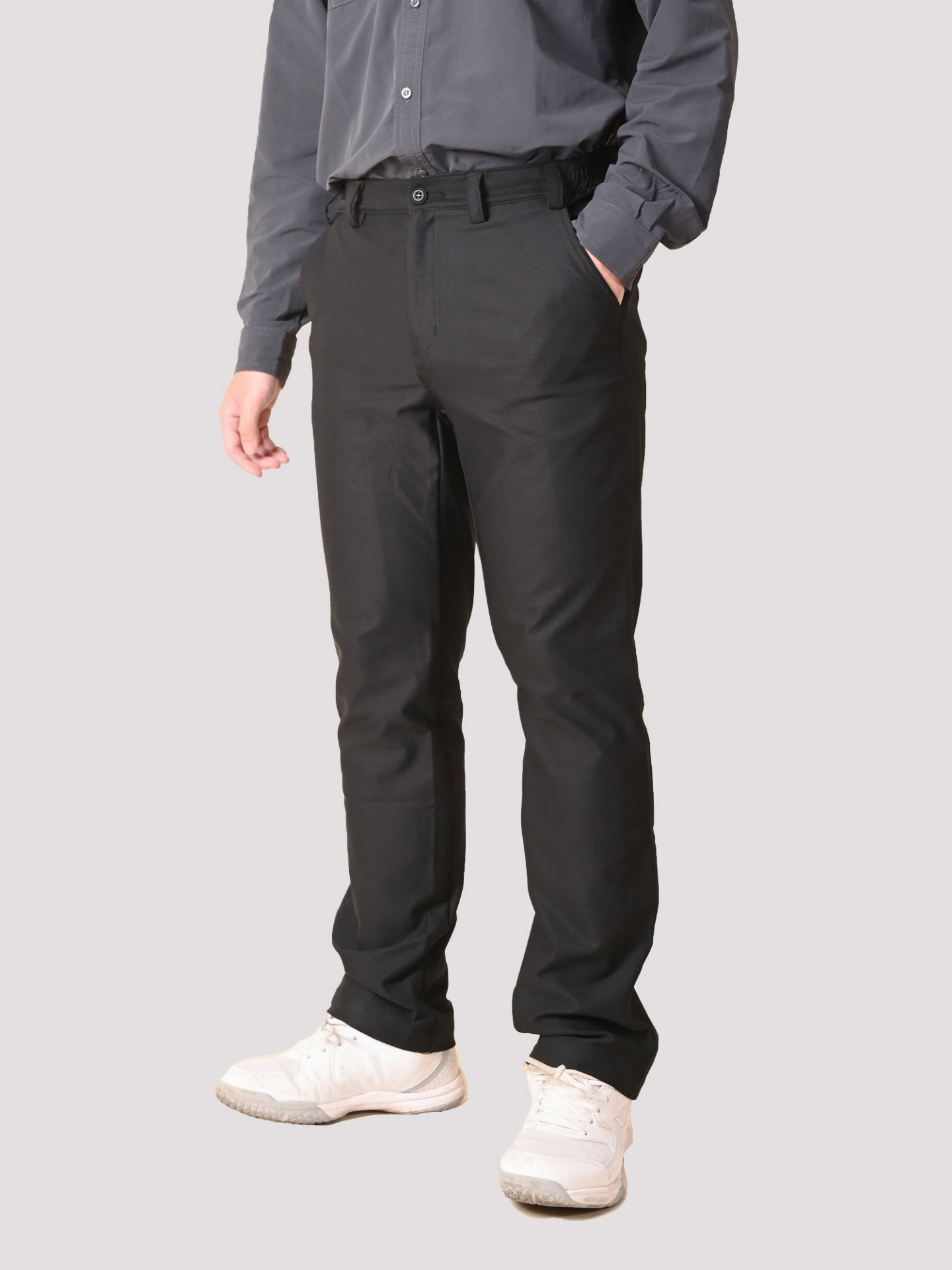 QUẦN CO GIÃN NAM – K158 – MÀU ĐEN