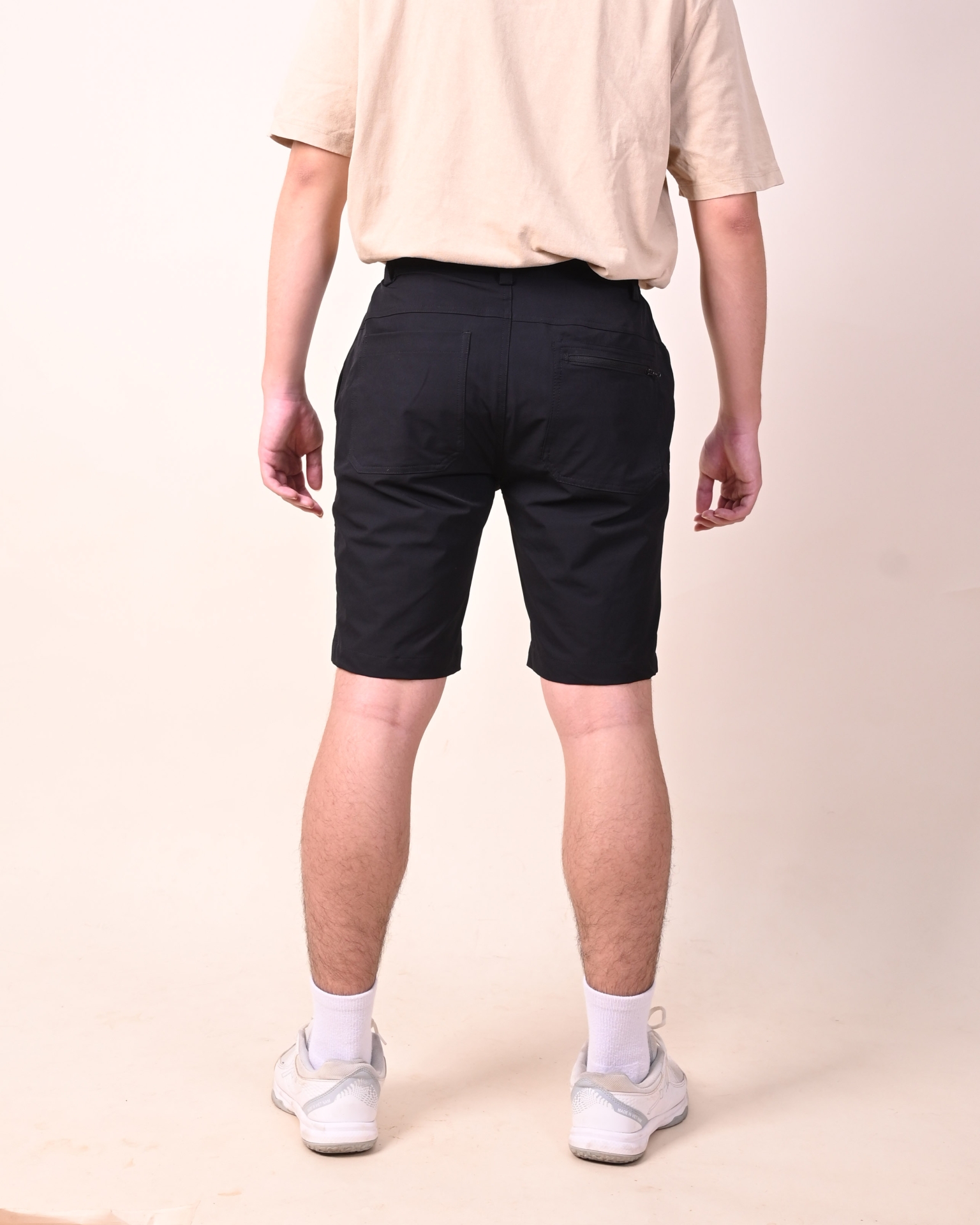 Quần Short co giãn trekking - Mã K161- Màu đen
