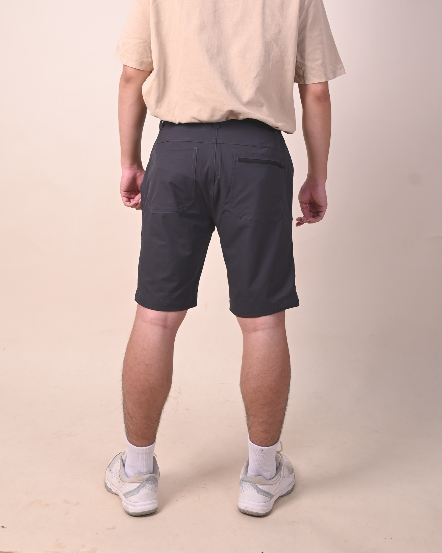 Quần Short co giãn trekking - Mã K161- Màu ghi