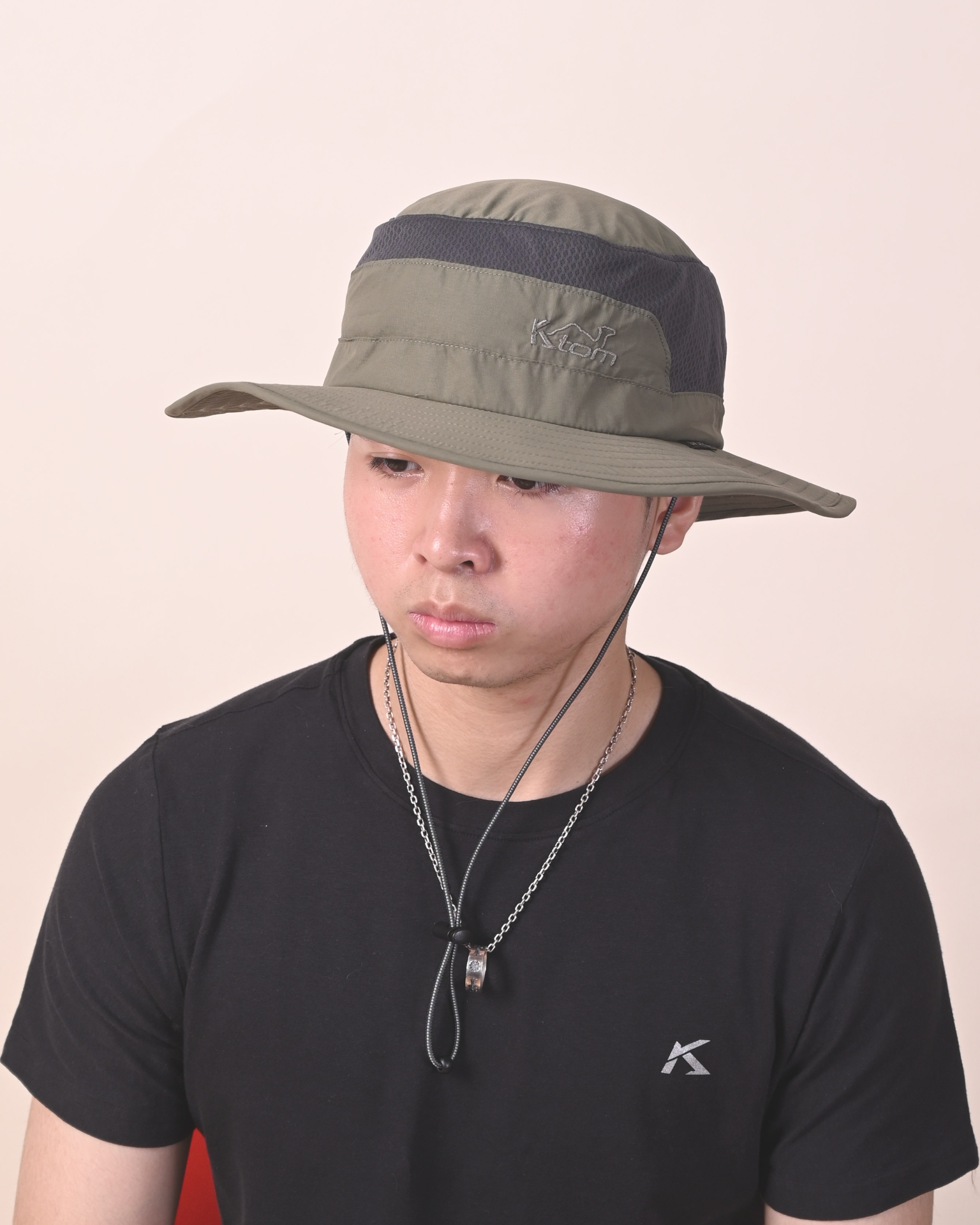 Mũ rộng vành - Mã K39 - Màu rêu